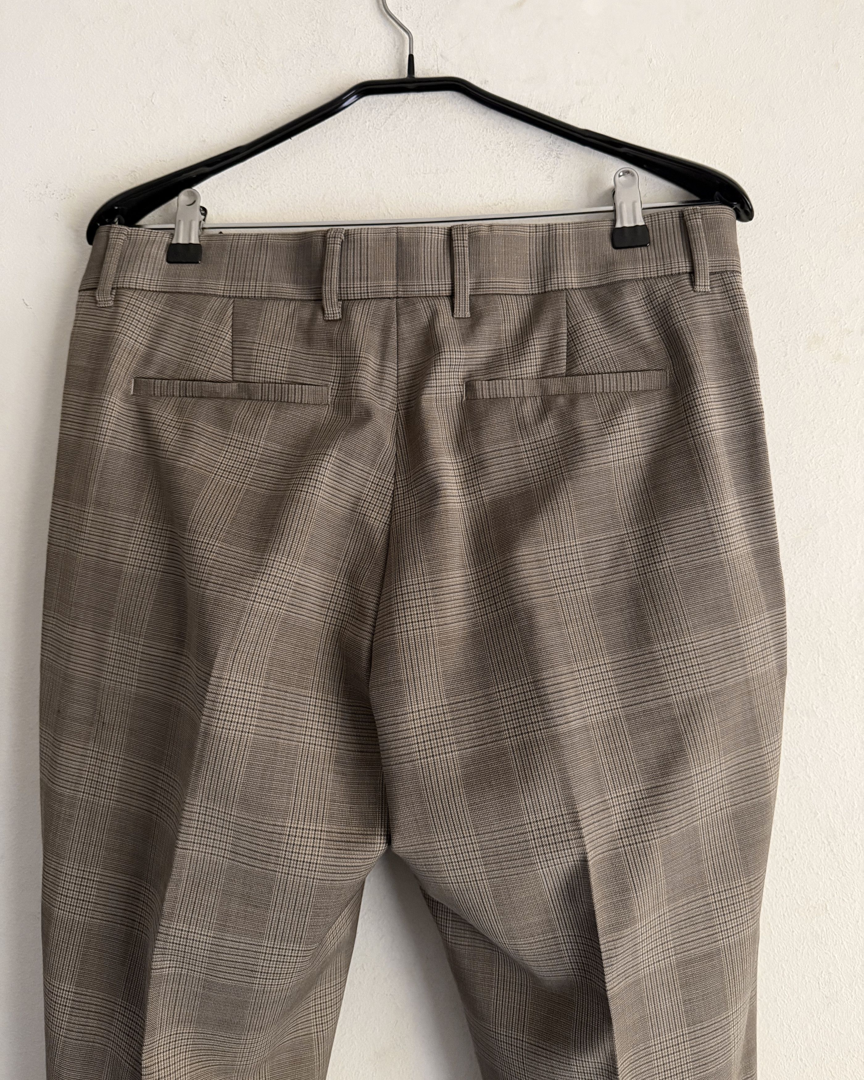 Givenchy Virgin Wool Check Trousers Size US 34 / EU 50 - 5 Thumbnail