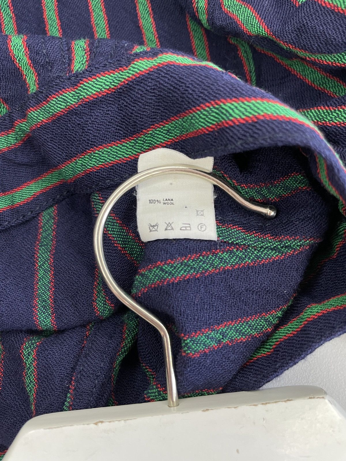 Jean Paul Gaultier × Vintage Junior Gaultier Vintage Striped Cropped Wool Jacket Size S / US 4 / IT 40 - 7 Thumbnail