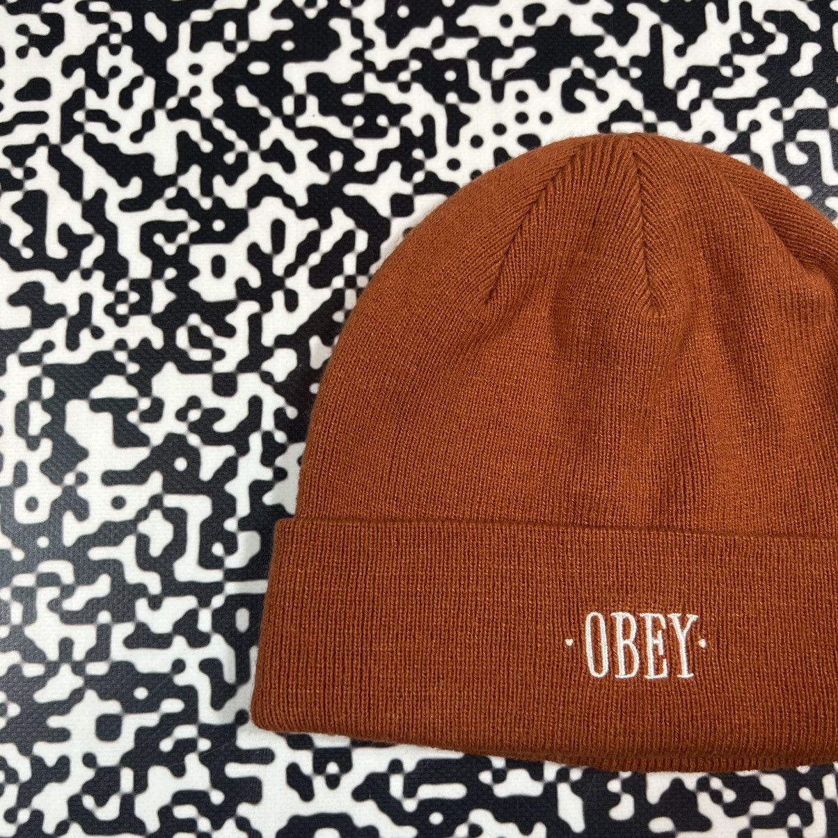 Obey Vintage Y2K Obey Mini Logo Beanie Hat Sk8 Skate Style Size ONE SIZE - 3 Thumbnail
