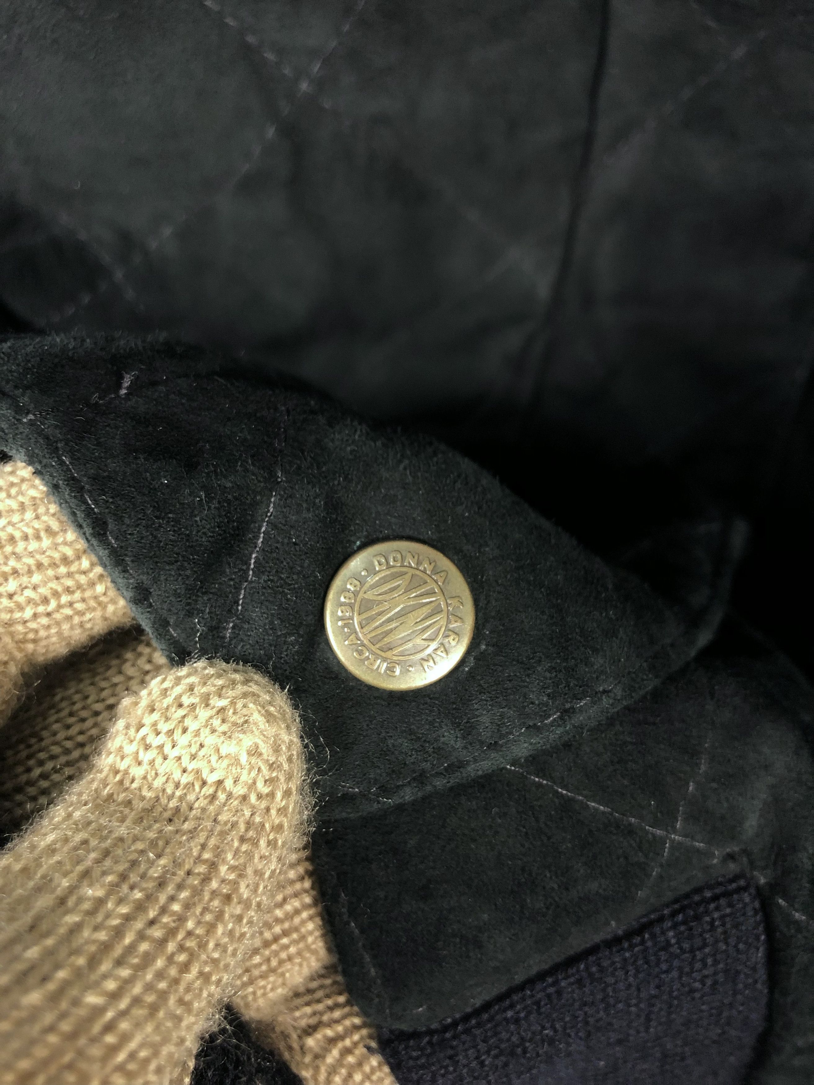 DKNY Rare Vintage 90s DKNY Lambsuede Leather Bomber Jacket Size US L / EU 52-54 / 3 - 7 Thumbnail