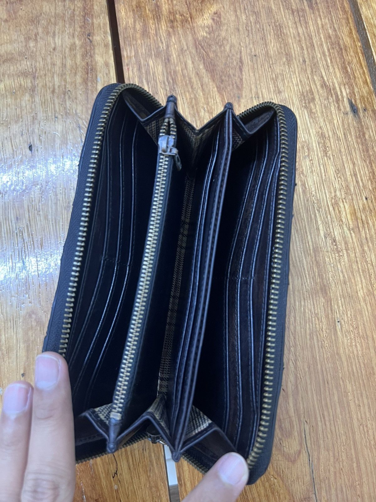 Number (N)ine JapaneseBrand Unison Dept. Leather Long Wallet Size ONE SIZE - 5 Thumbnail