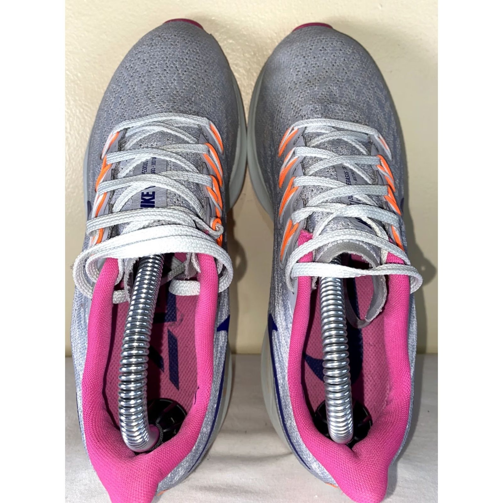 Nike VINTAGE? No. Women’s Nike Zoom Pegasus Sneaker, Nike Zoom, size 8, Gray/Pink/Purple/Orange, Women, 8, Nike Zoom Pegasus, athletic shoe Size US 8 / IT 38 - 5 Thumbnail