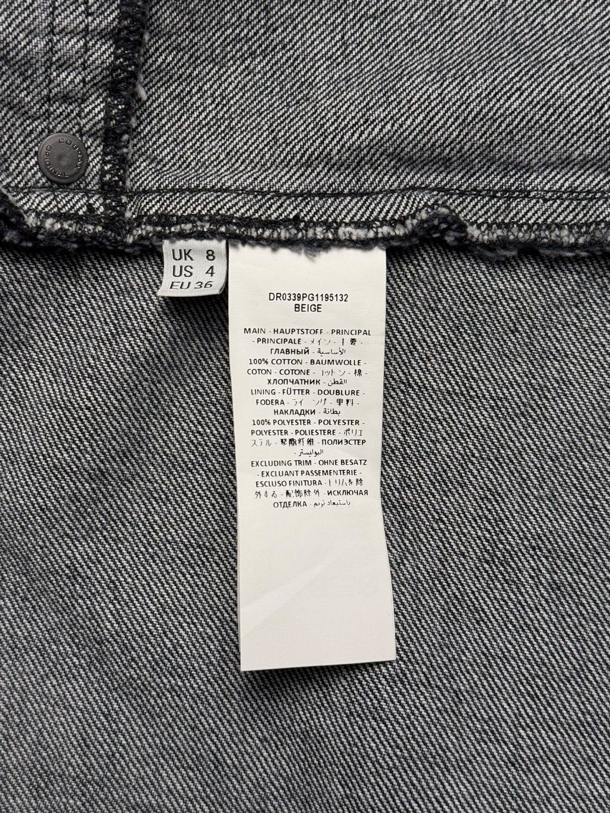 JW Anderson J.W. Anderson deconstructed jersey denim mini dress Size S / US 4 / IT 40 - 3 Thumbnail