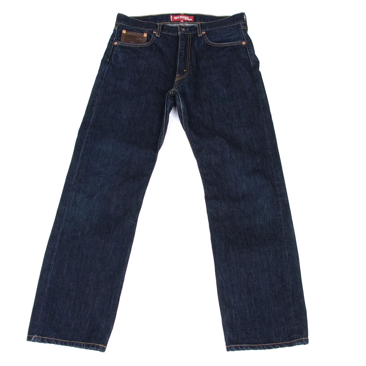 Junya Watanabe Denim with Leather Coin Pocket in Indigo Color Size US 30 / EU 46 - 6 Thumbnail