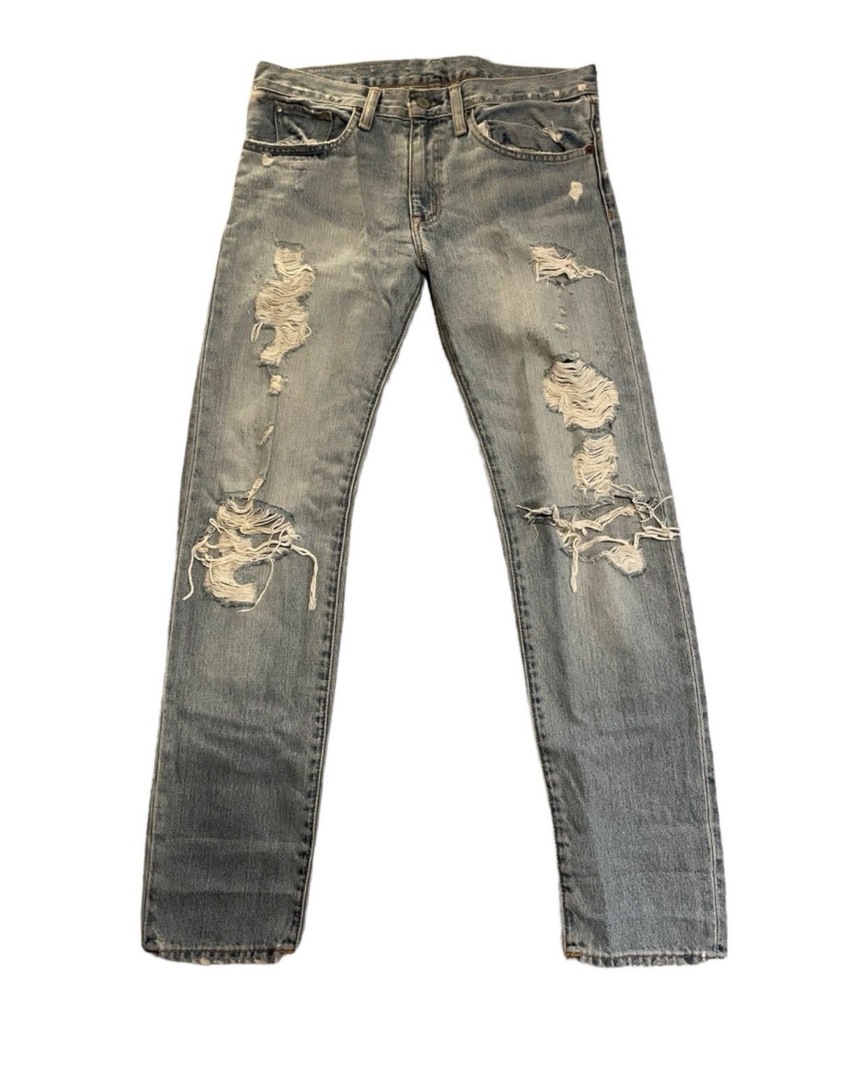 Denim & Supply Ralph Lauren Ralph Lauren Denim & Supply Distressed Ripped Jeans K24 Size US 34 / EU 50 - 1 Thumbnail