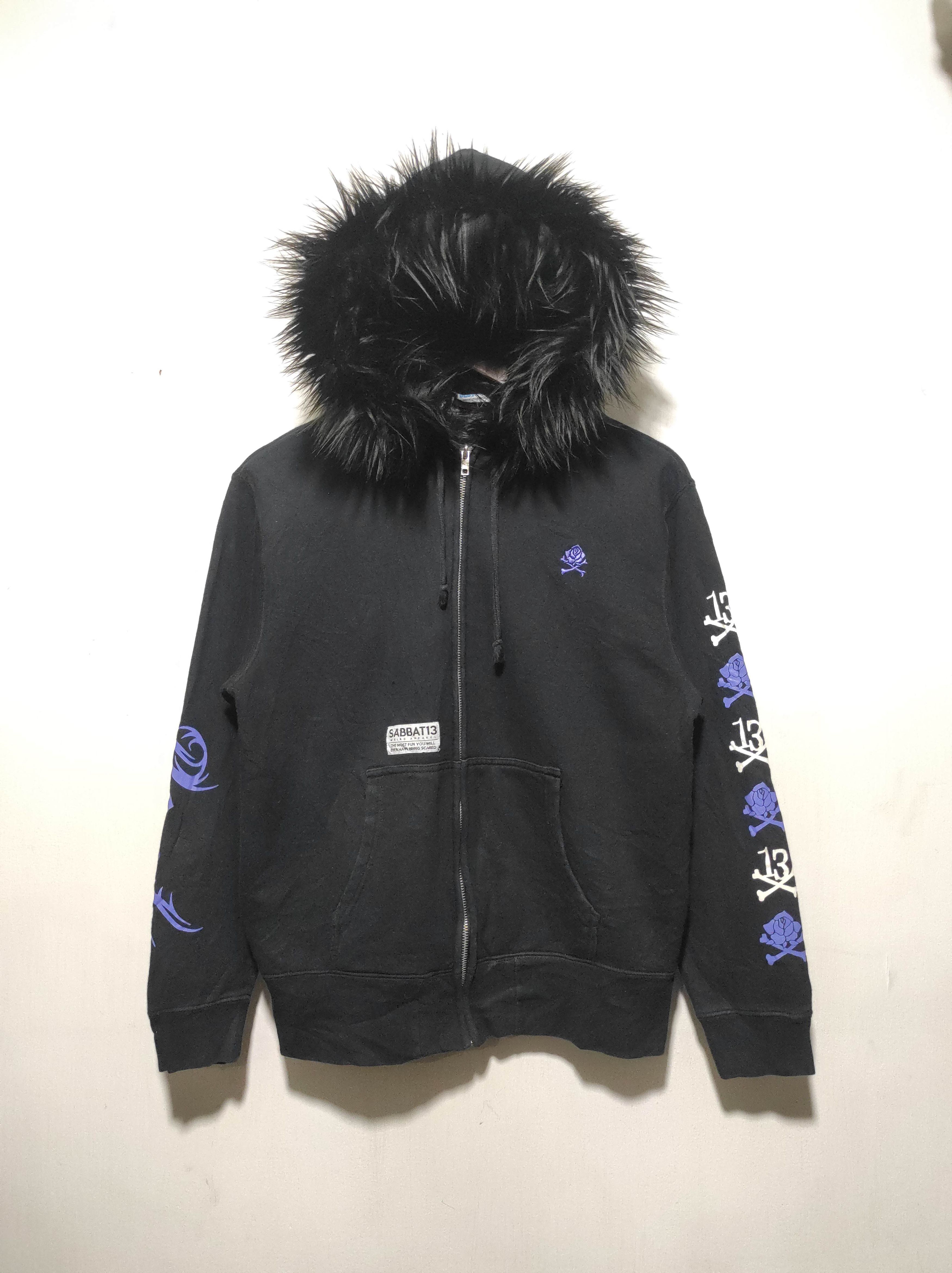Japanese Brand Sabbat 13 zip fur hoodie ifsix LGB style Size US S / EU 44-46 / 1 - 2 Thumbnail