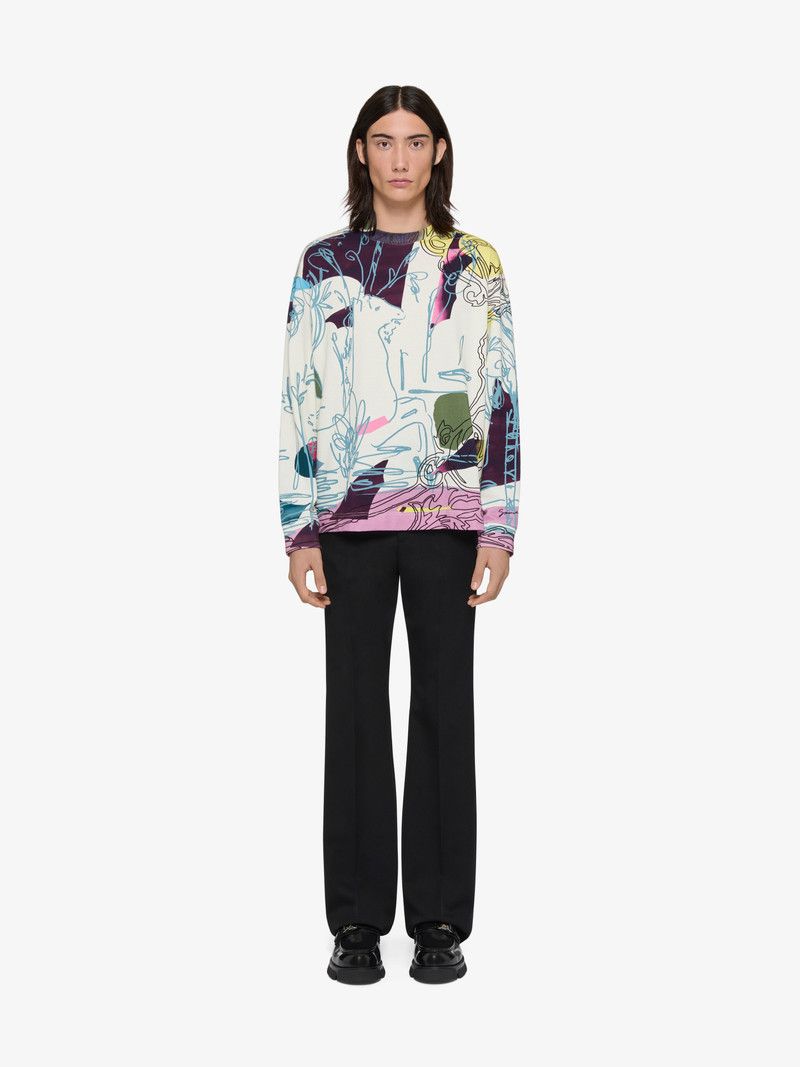 Givenchy o1w1db10326 Regular Long Sleeve T-Shirt in Multicolor Size US S / EU 44-46 / 1 - 4 Thumbnail