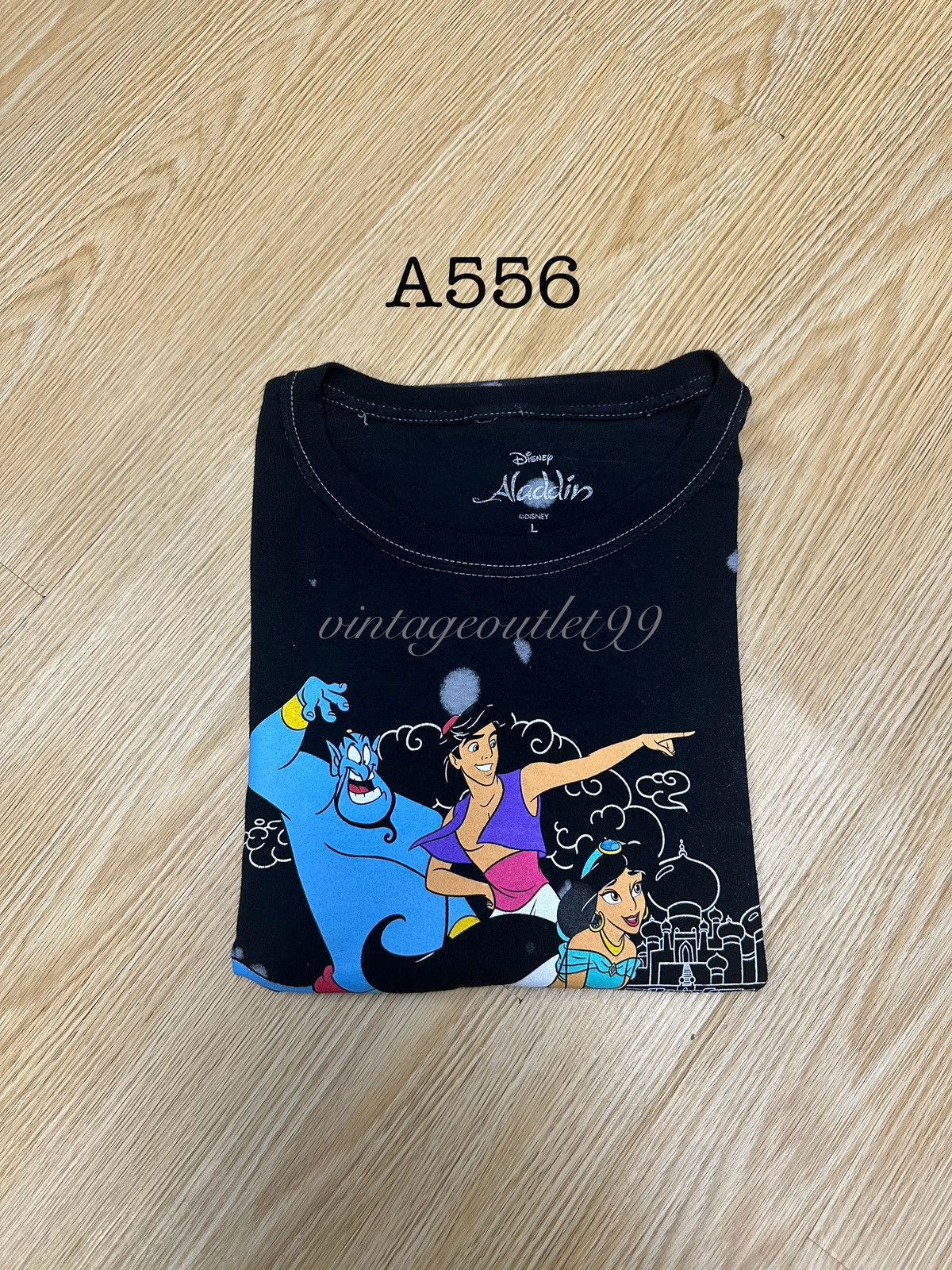 Cartoon Network × Disney Disney Aladdin Full Print Tshirt A556 Size US L / EU 52-54 / 3 - 7 Thumbnail