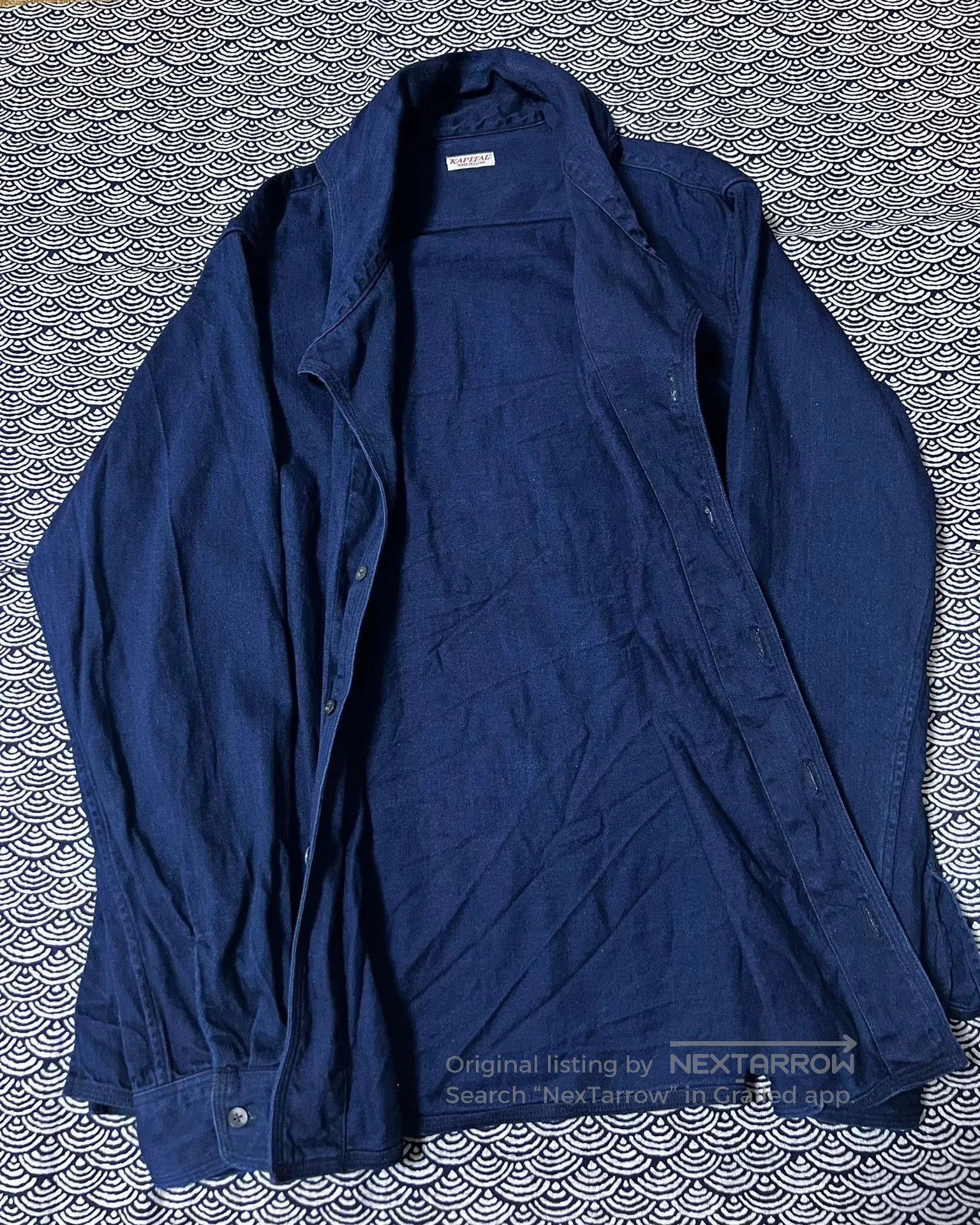 Kapital Kapital IDG Denim Duke Shirt. Size M / US 6-8 / IT 42-44 - 2 Thumbnail