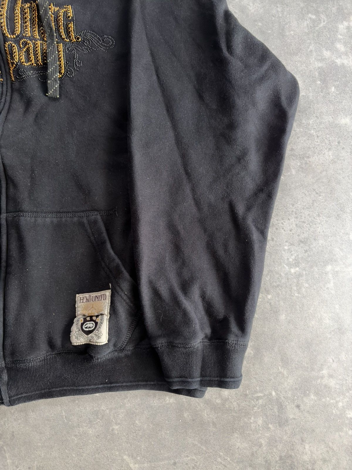 Ecko Unltd. Ecko Unlimited Studded Logo Baggy Zip Hoodie XXL Size US XXL / EU 58 / 5 - 5 Thumbnail