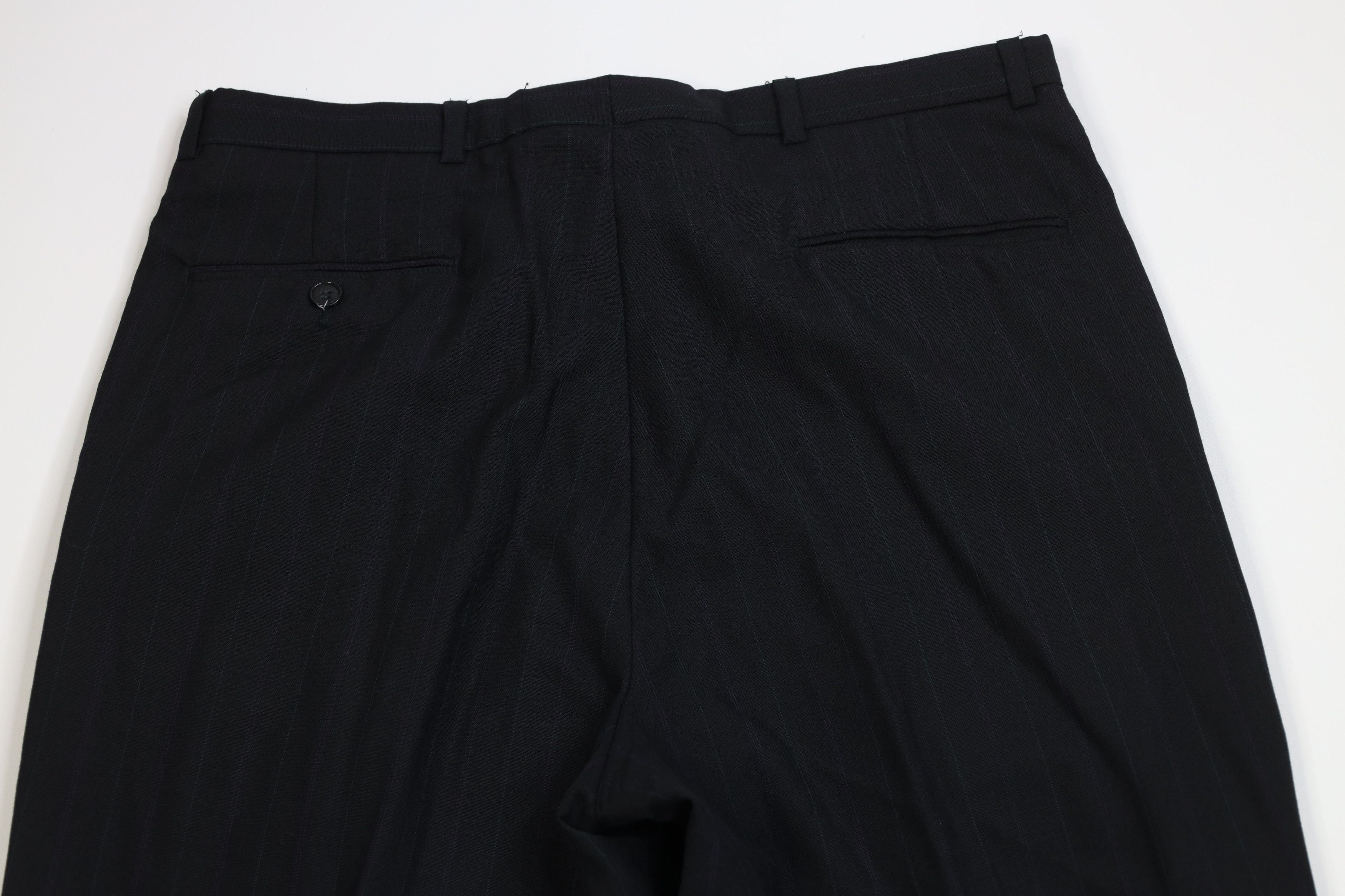 Vintage Vintage 70s Streetwear Pinstriped Wide Leg Chino Pants Size US 34 / EU 50 - 11 Thumbnail