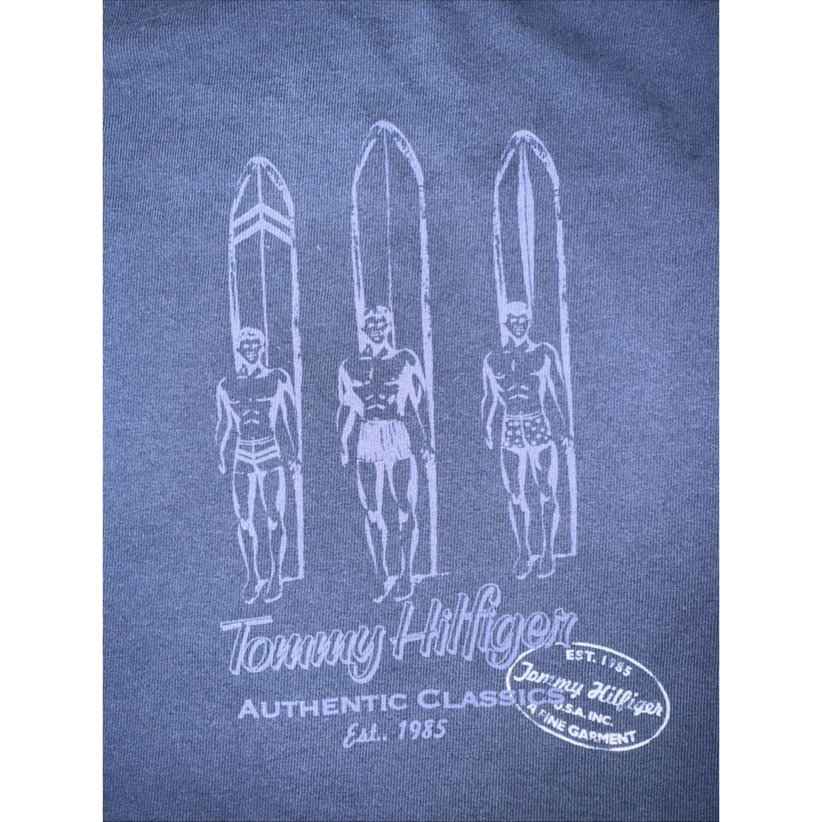 Tommy Hilfiger × Vintage Tommy Hilfiger Surfing Graphic T-Shirt XXL Navy Blue 25x29 Size US XXL / EU 58 / 5 - 2 Thumbnail