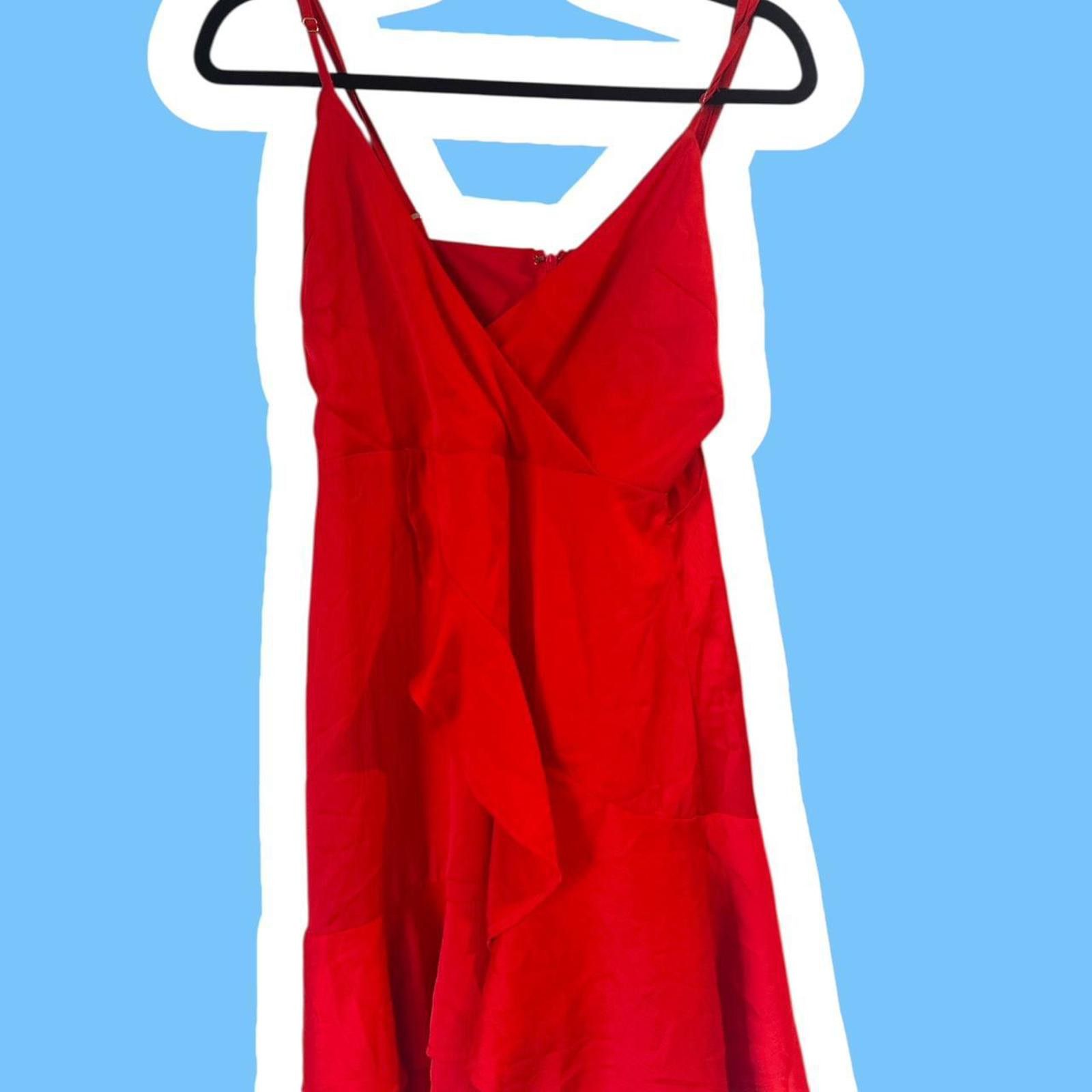 Other Hello Molly Red Wrap-Style Mini Dress Size M / US 6-8 / IT 42-44 - 1 Thumbnail