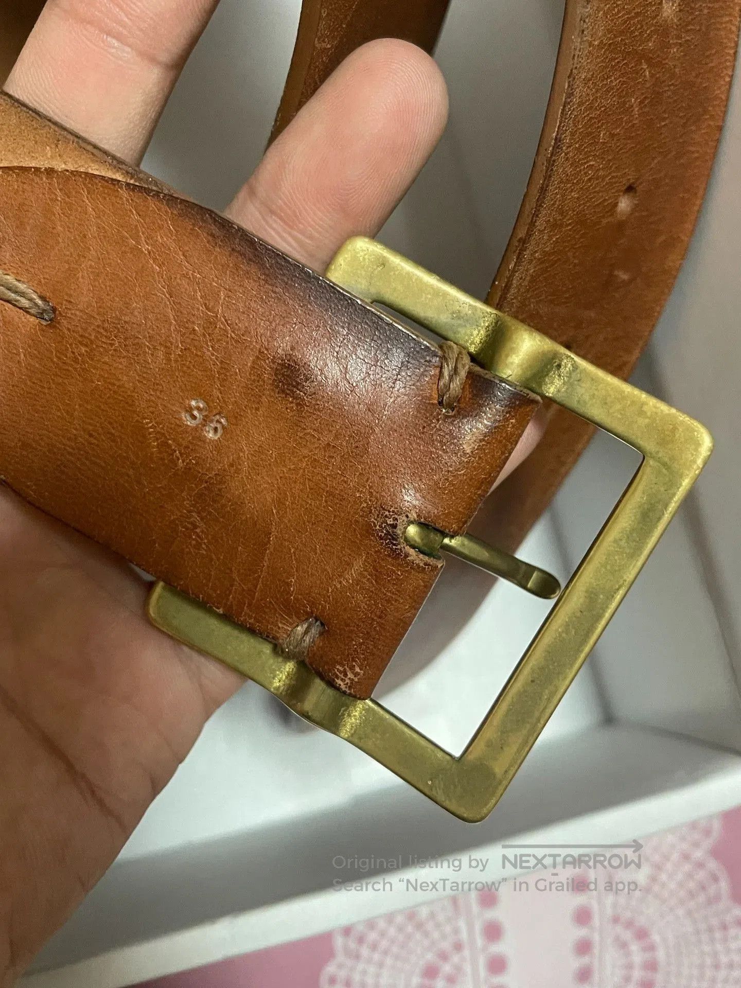 Visvim VISVIM 24AW Plain Belt 45mm. Size ONE SIZE - 2 Thumbnail
