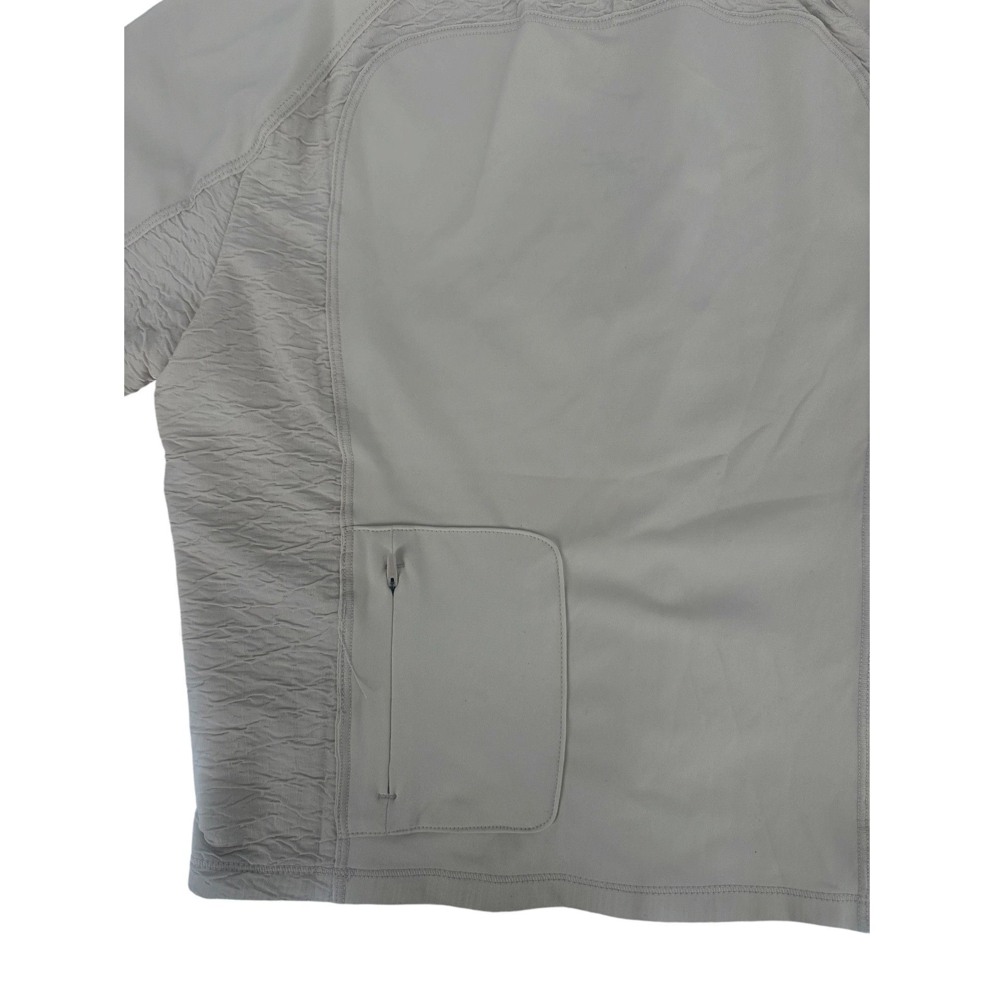 Nike Nike Trail Women's Beige Dri-FIT Cropped Long Sleeve Medium Size M / US 6-8 / IT 42-44 - 4 Thumbnail