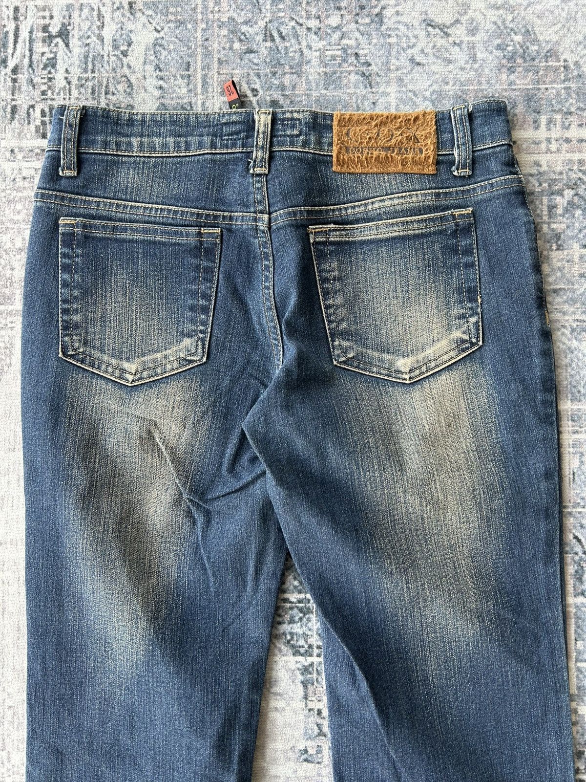 If Six Was Nine Super Flared Flowers Cox Jeans Size US 28 / EU 44 - 9 Thumbnail