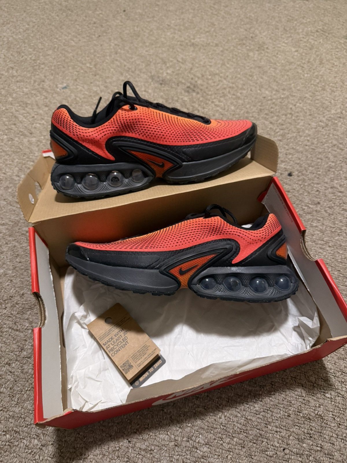 Nike Nike Air Max DN Total Orange Black Size US 10.5 / EU 43-44 - 1 Thumbnail