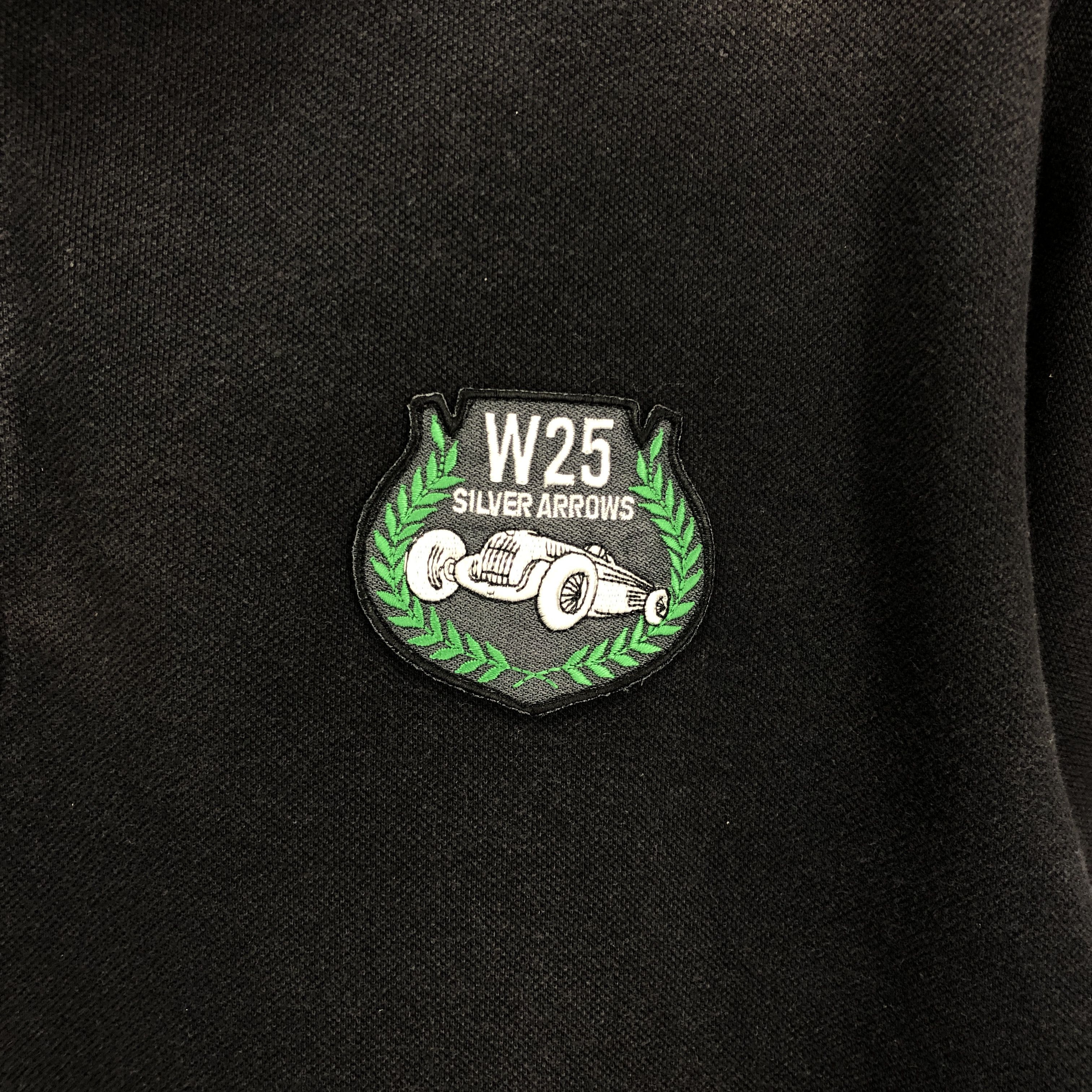 Mercedes-Benz MERCEDES W25 SILVER ARROW Polo T Shirt #1537/AZ Size US L / EU 52-54 / 3 - 2 Thumbnail