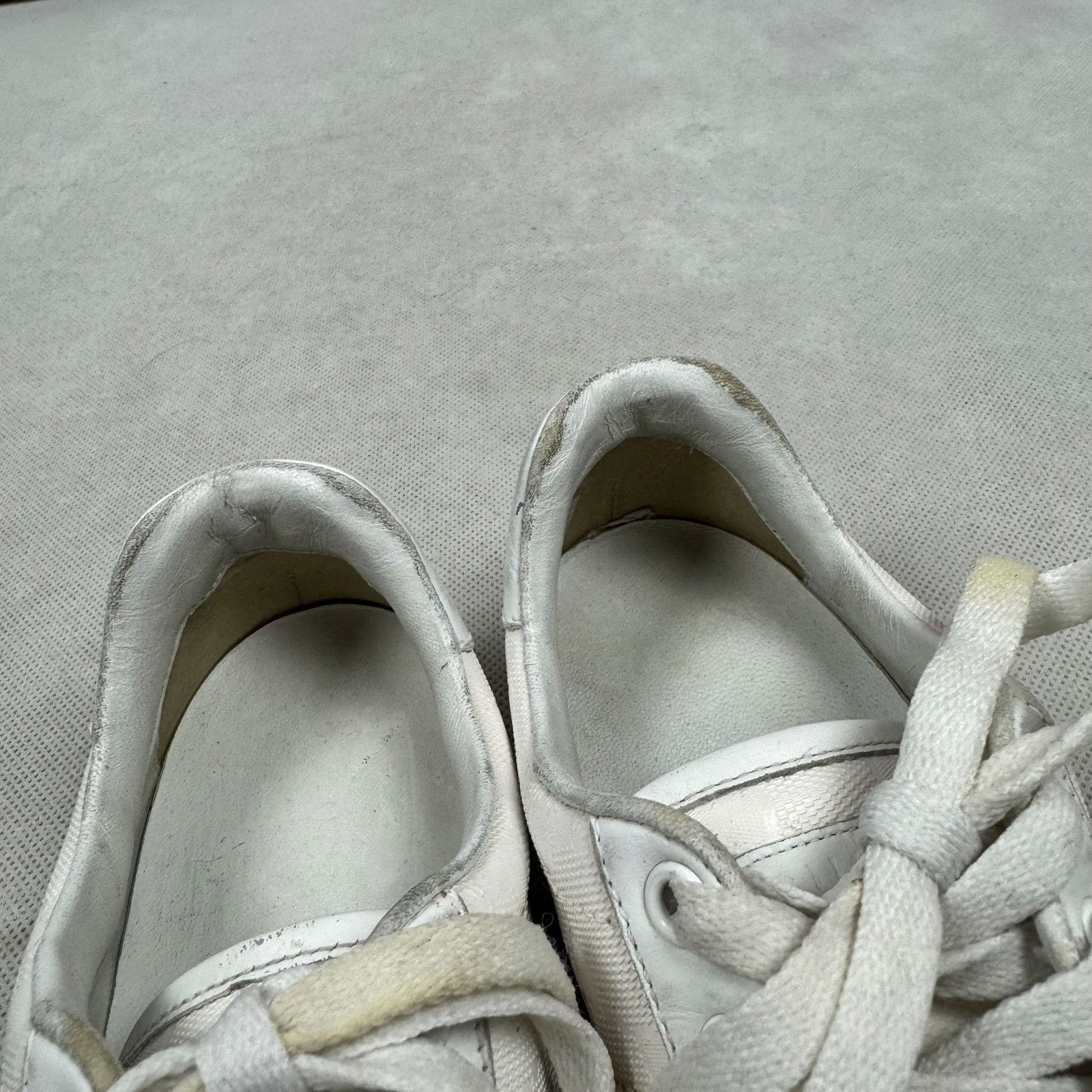 Gucci × Vintage Gucci White Leather Lace Up Sneakers Shoes 36 Size US 6 / IT 36 - 7 Thumbnail