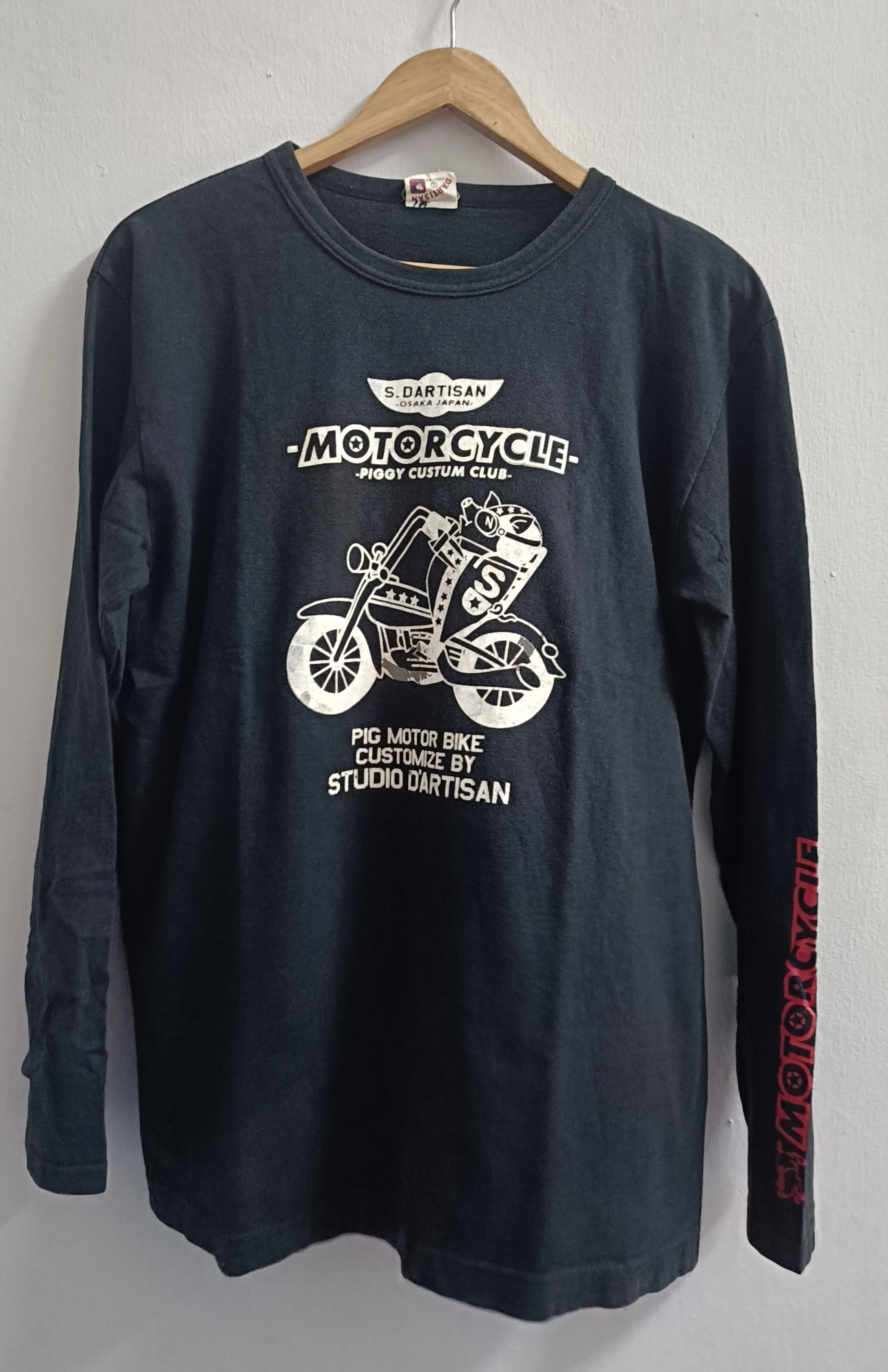 Japanese Brand 🔥🔥 Rare Studio D'Artisan Motorcycle Long Sleeve Tee Size US M / EU 48-50 / 2 - 1 Thumbnail