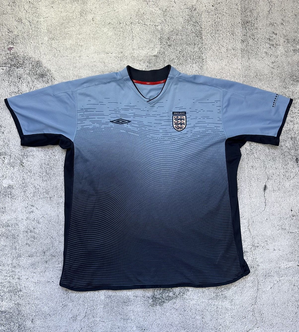 Vintage Umbro England Jersey 90s Washed Print