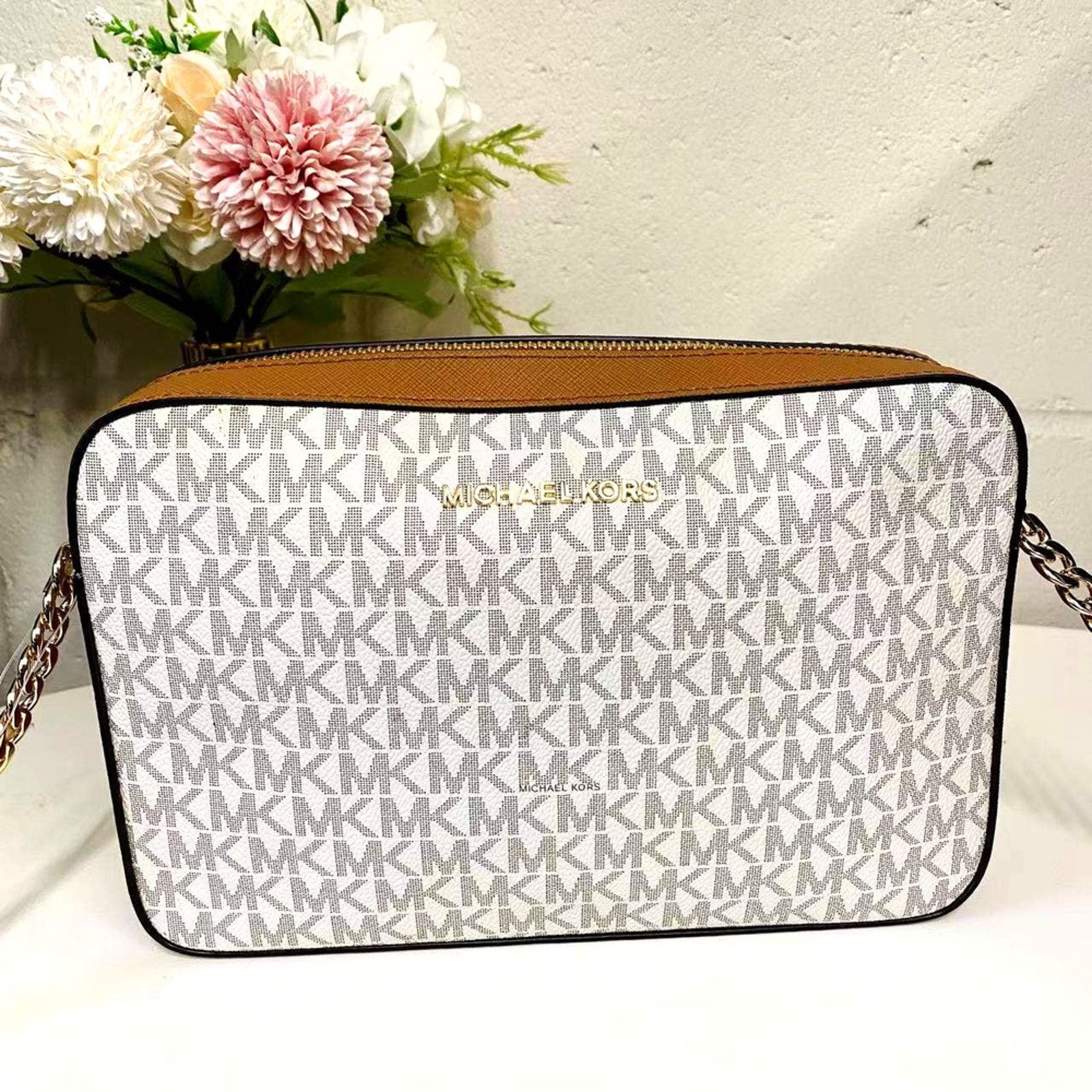 Michael Kors Michael kors 35F8GTTC3B Jet Set Item Large Crossbody Vanilla Size ONE SIZE - 2 Thumbnail