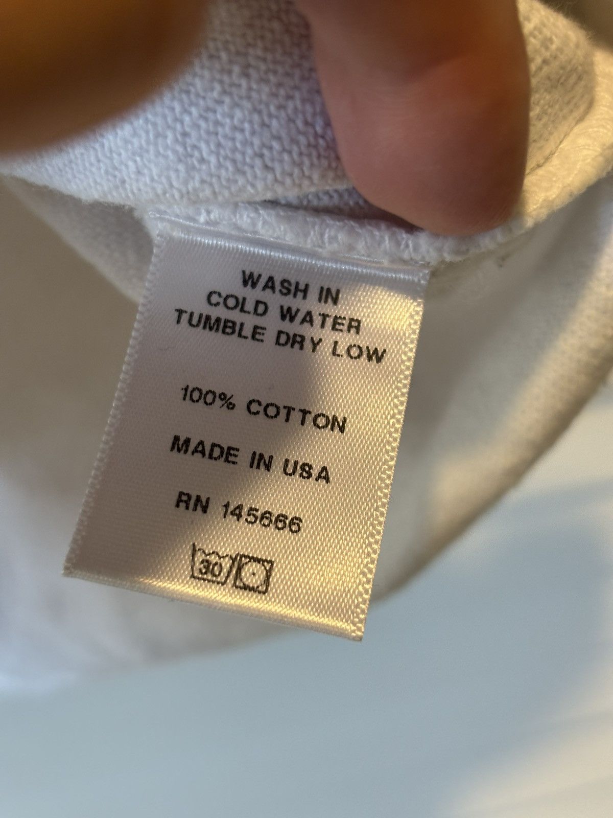 Paa Paa Heavy weight white tee t-shirt Size US S / EU 44-46 / 1 - 3 Thumbnail