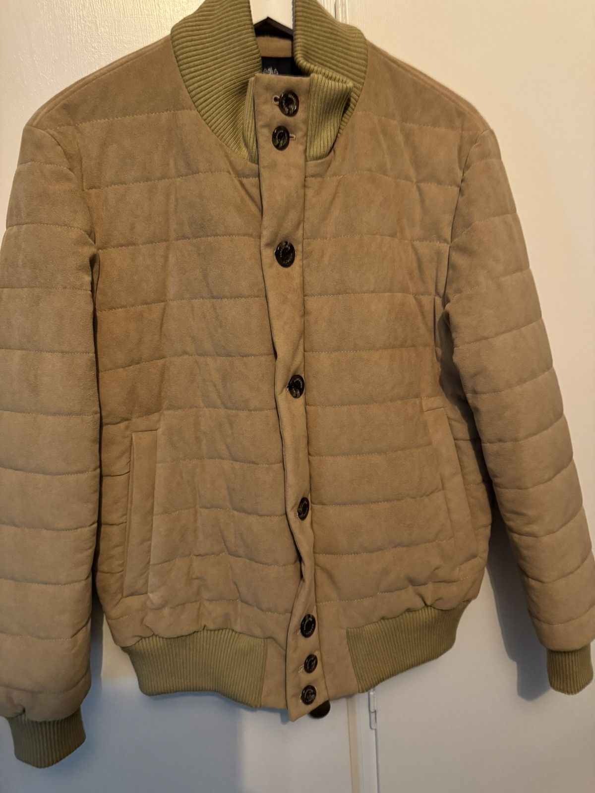 Aquascutum Aquascutum Suede Bomber (made in japan) Size US S / EU 44-46 / 1 - 1 Thumbnail