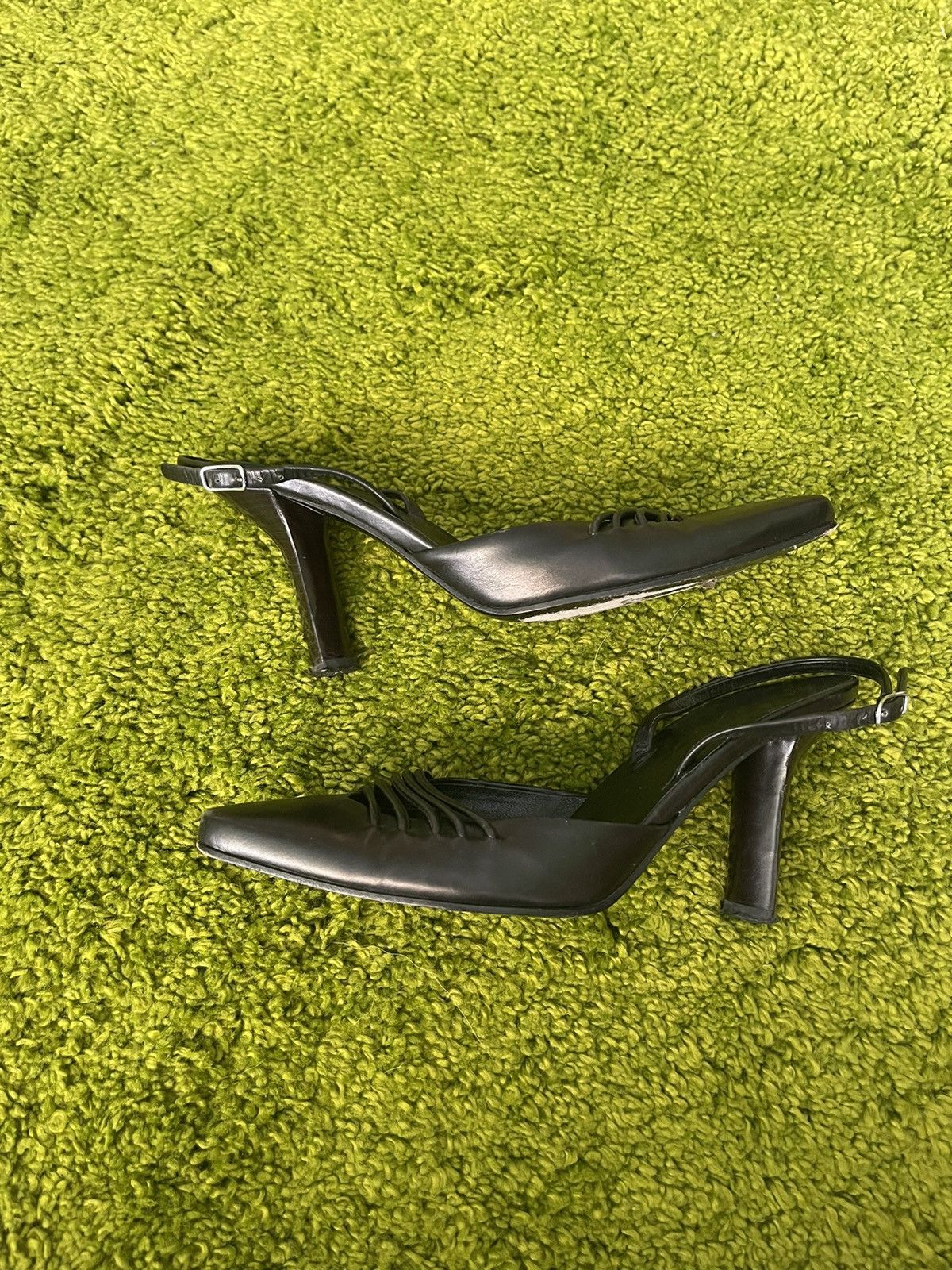 Designer × Jil Sander Jil Sander avant garde lace up leather heels Size US 6.5 / IT 36.5 - 8 Thumbnail