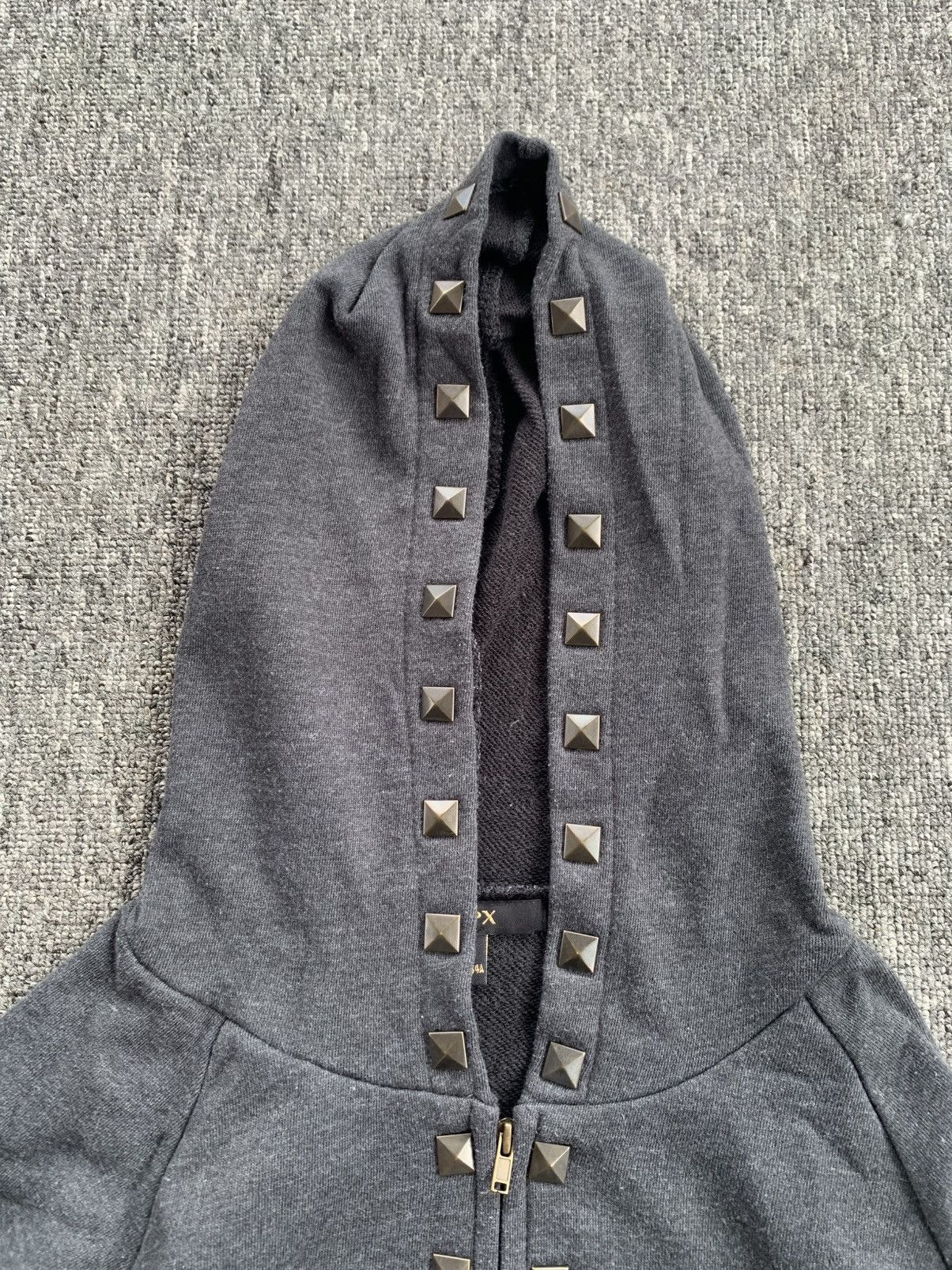 Japanese Brand Ggpx Studded Punk Rock Stylish Zip Hoodie Size S / US 4 / IT 40 - 3 Thumbnail