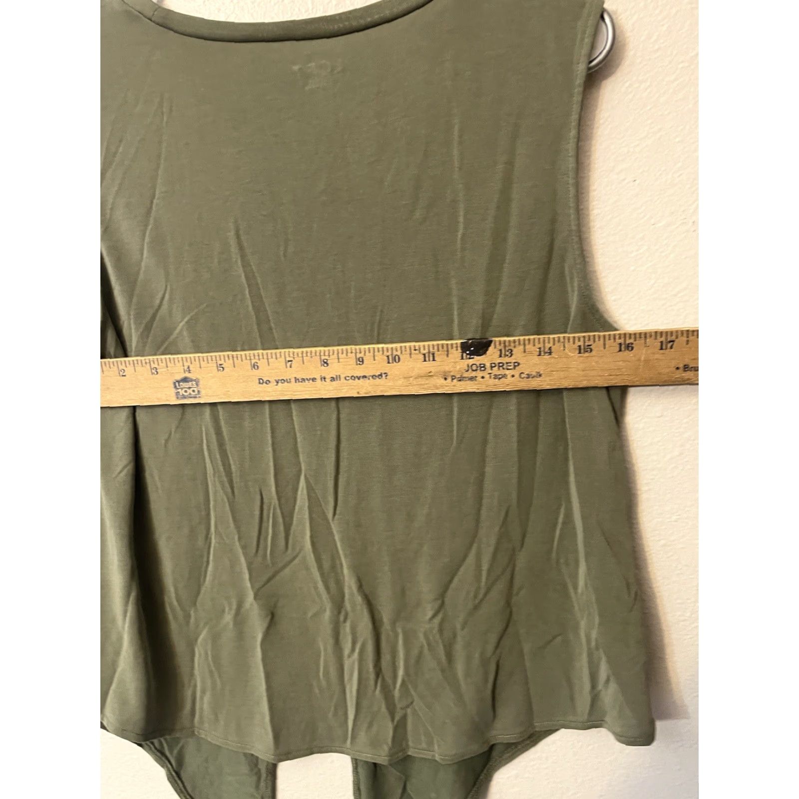 Loft Loft Shirt Womens Medium Green Tie Front Casual Size M / US 6-8 / IT 42-44 - 5 Thumbnail