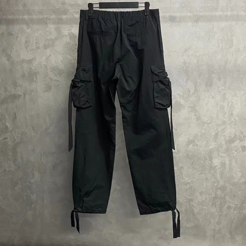 Louis Vuitton Louis Vuitton Black Pocket Lace-Up Overalls pants 2502-Nex Size US 38 / EU 54 - 2 Thumbnail