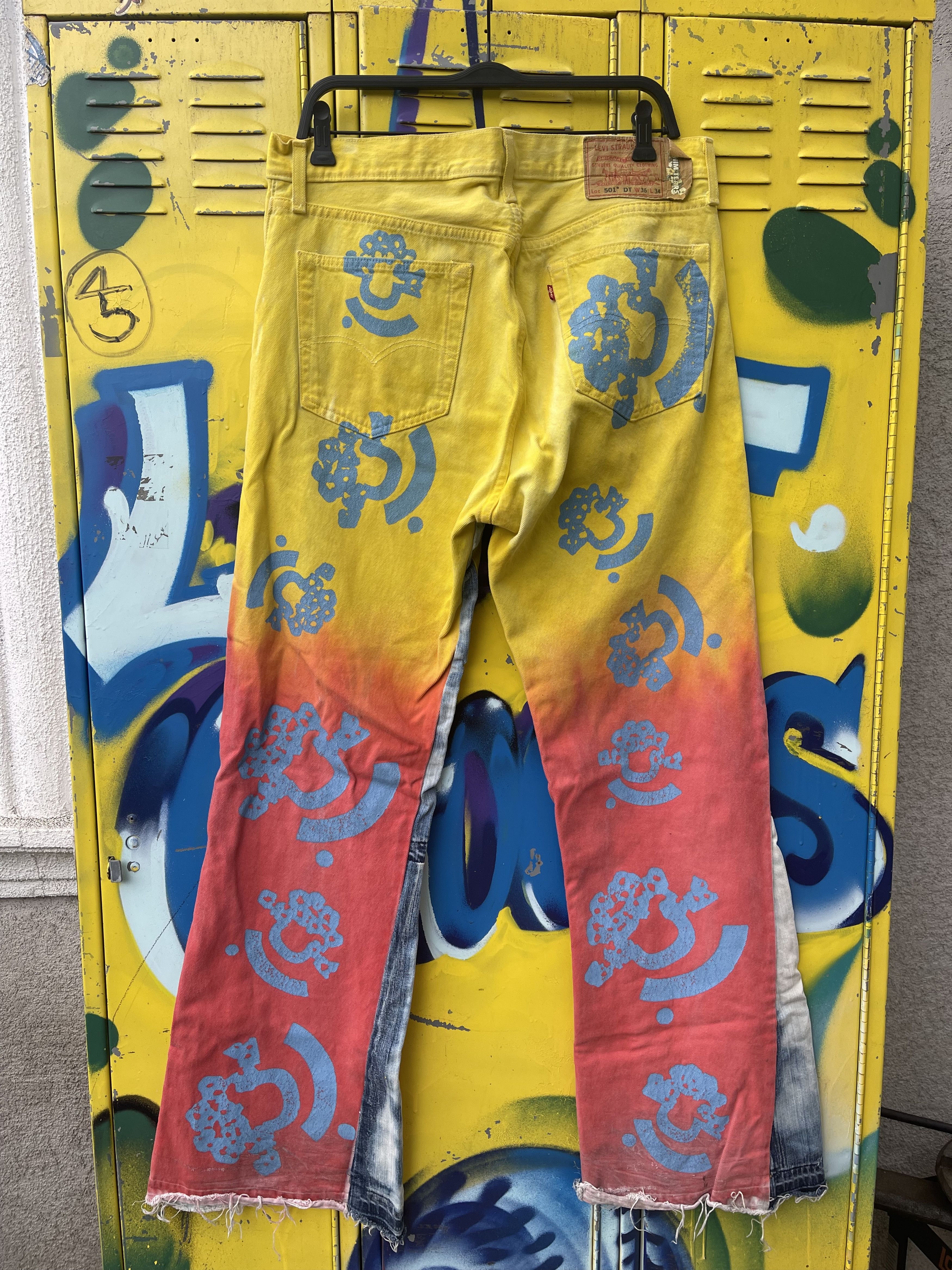 DENIM TEARS × Levi's Denim Tears x Levis Bstroy Customized to Flare Denim Pants Size US 36 / EU 52 - 3 Thumbnail