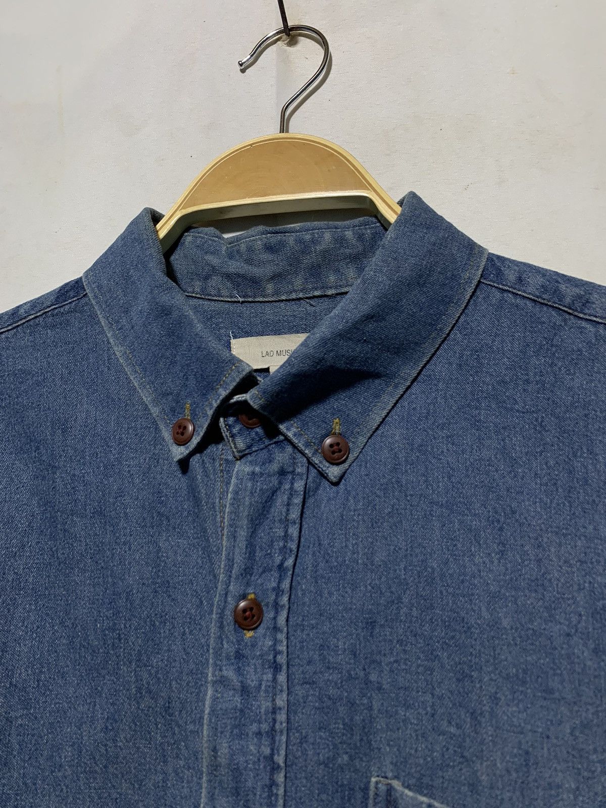 Lad Musician Vintage Lad Musician button down denim shirt Size US S / EU 44-46 / 1 - 4 Thumbnail