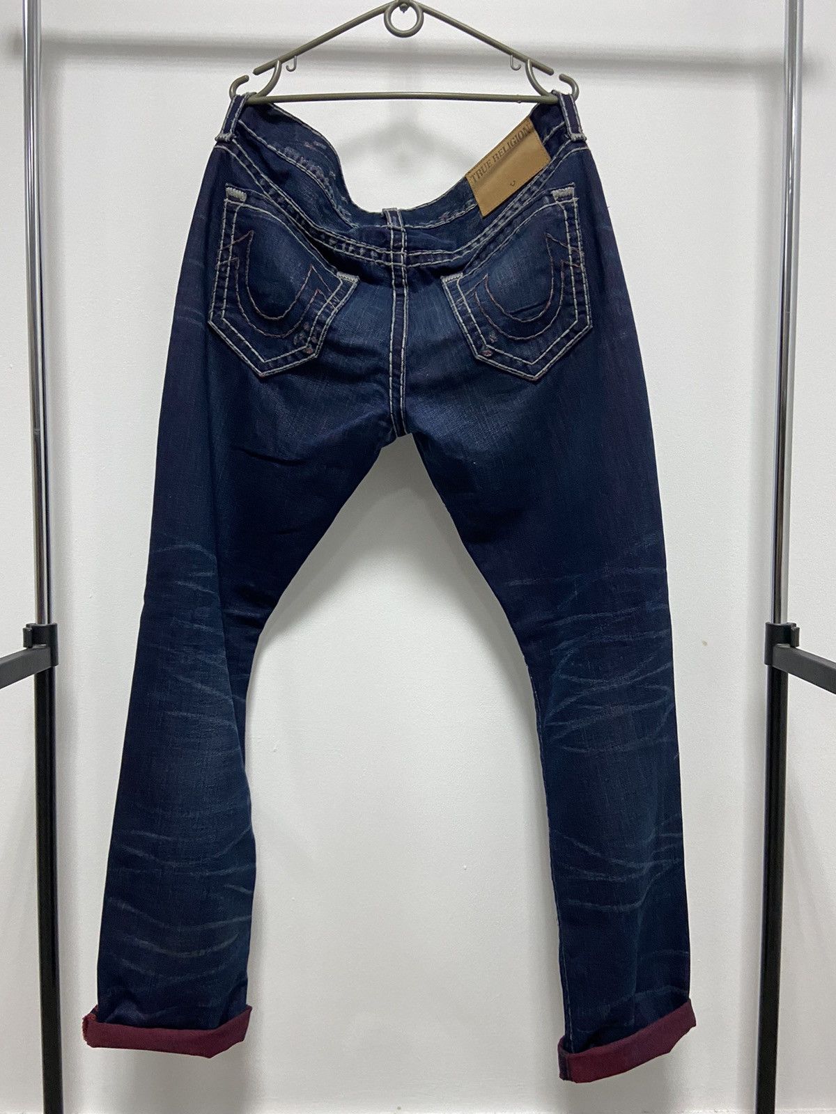 True Religion × Vintage True Religion jeans Pants Selvedge Vintage Y2K Distressed Size US 34 / EU 50 - 1 Thumbnail