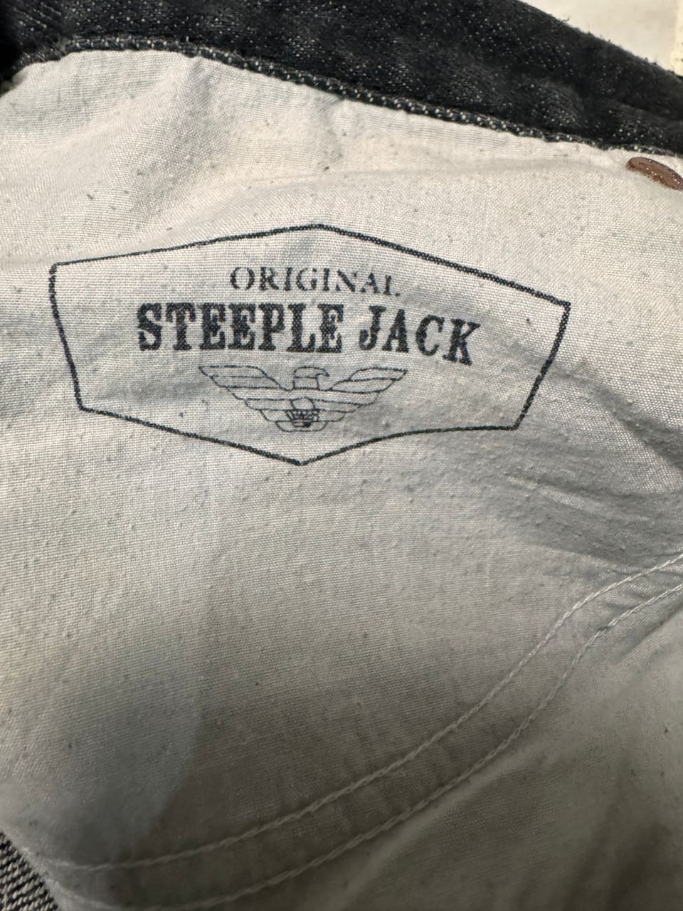 Tornado Mart 💥BELL BOTTOM💥BAGGY FLARE STEEPLE JACK MUDWASH DISTRESSED Size US 28 / EU 44 - 9 Thumbnail