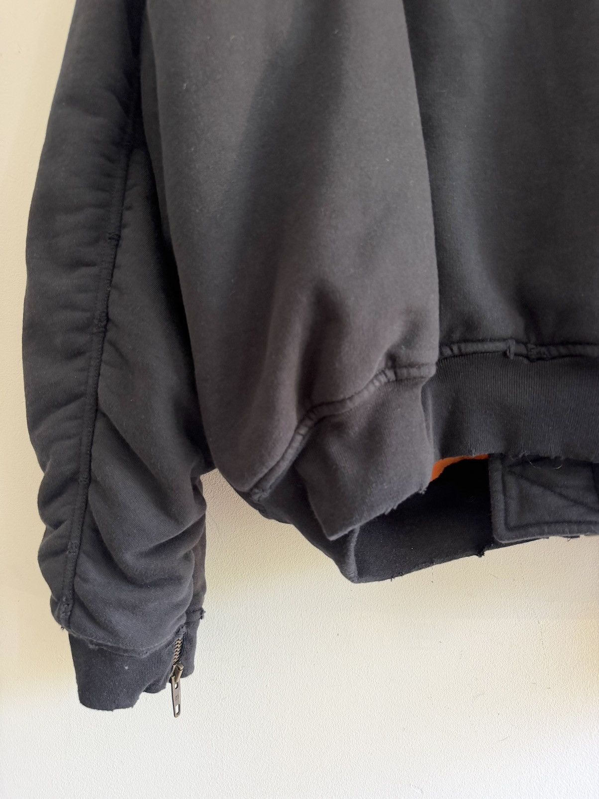 Balenciaga Winter 22 Bomber Zip Up Hoodie Jacket (M) Size US M / EU 48-50 / 2 - 15 Thumbnail