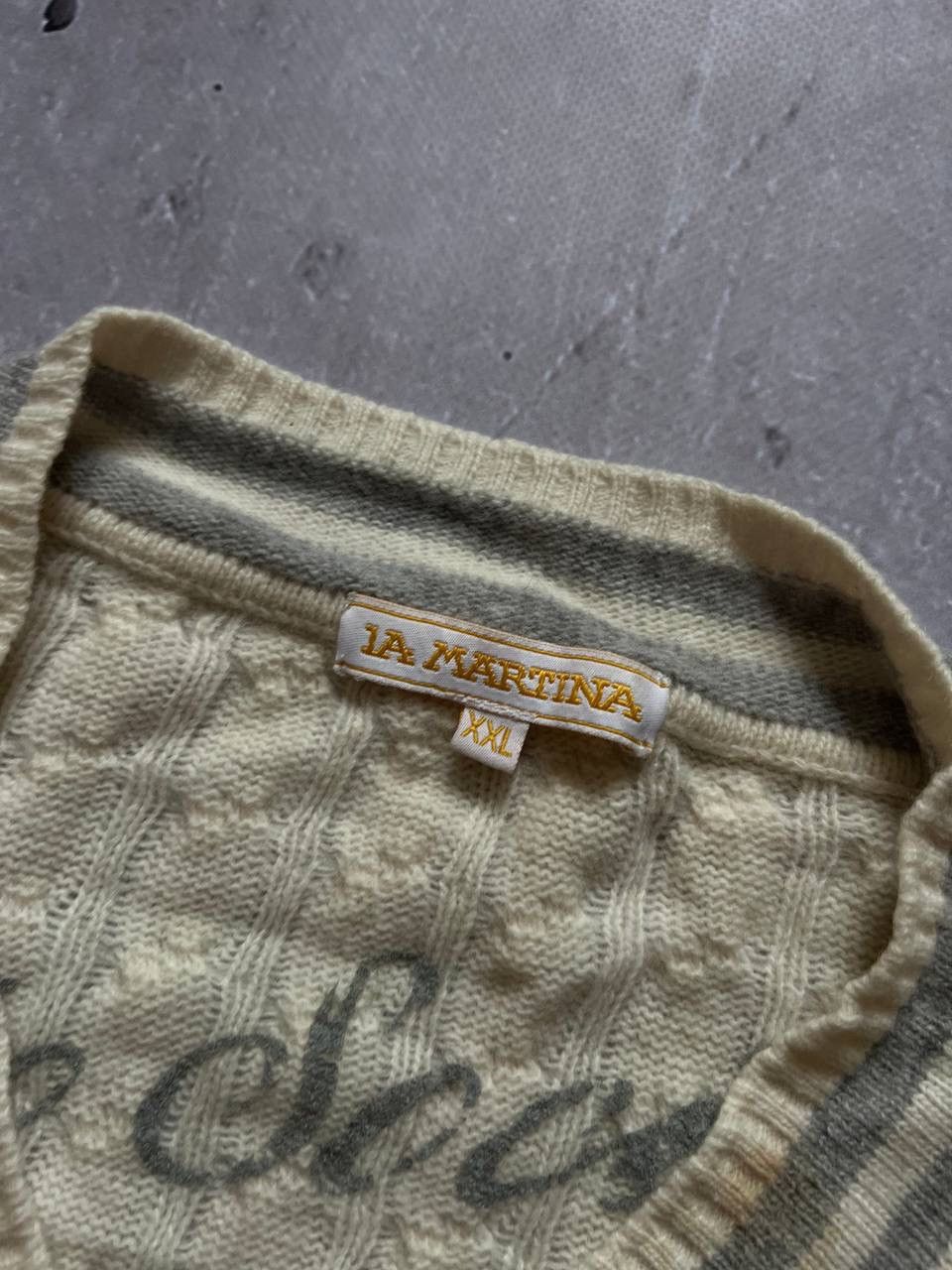 La Martina Vintage La Martina Argentina V-neck knitted sweater size XXL Size XXL / US 16-18 / IT 52-54 - 4 Thumbnail