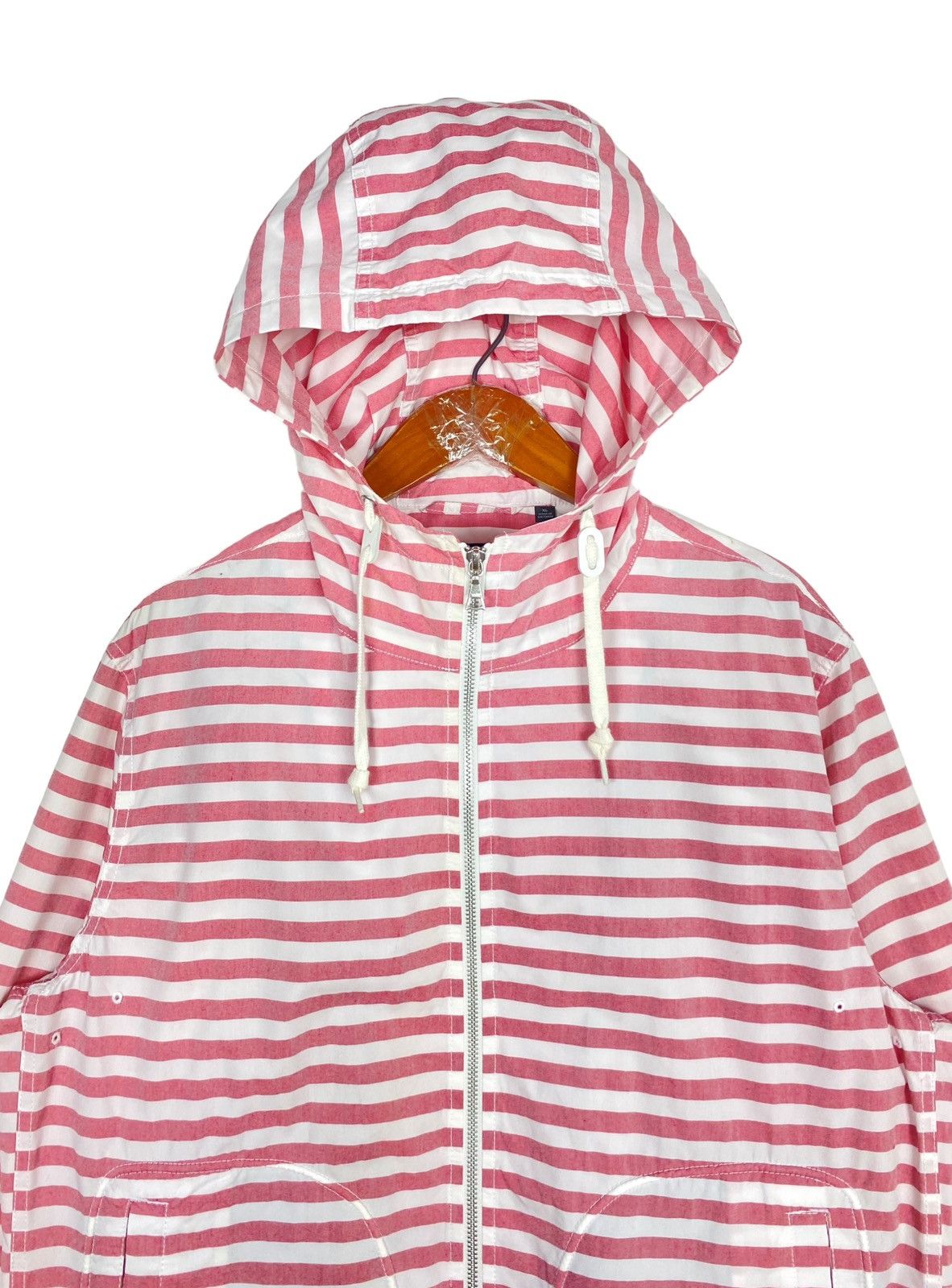 Uniqlo Rare‼️ Uniqlo Hoodie Stripe Size L / US 10 / IT 46 - 4 Thumbnail