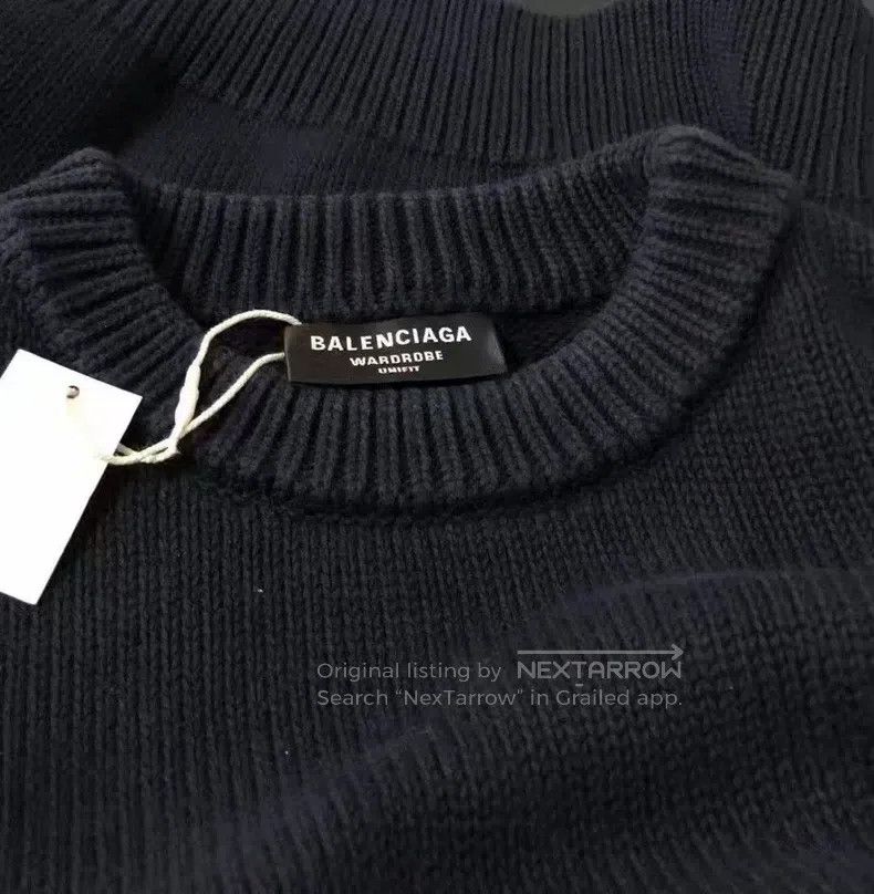 Balenciaga Balenciaga Loose Knit Sweater Size US S / EU 44-46 / 1 - 3 Thumbnail