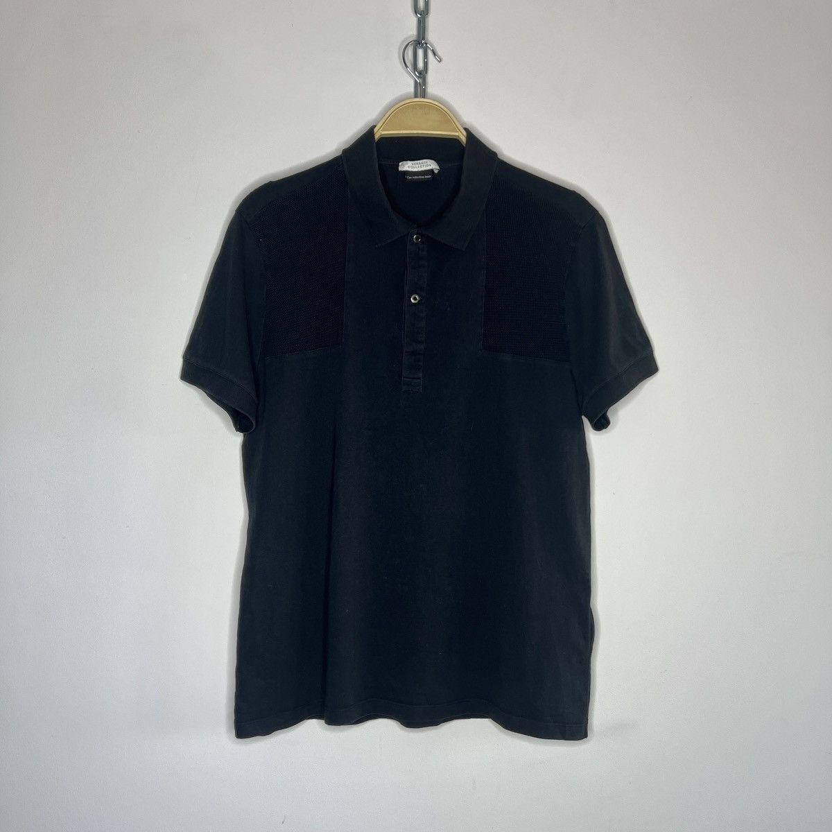 Designer × Versace VERSACE Collection Logo Polo Shirt Size US M / EU 48-50 / 2 - 1 Thumbnail