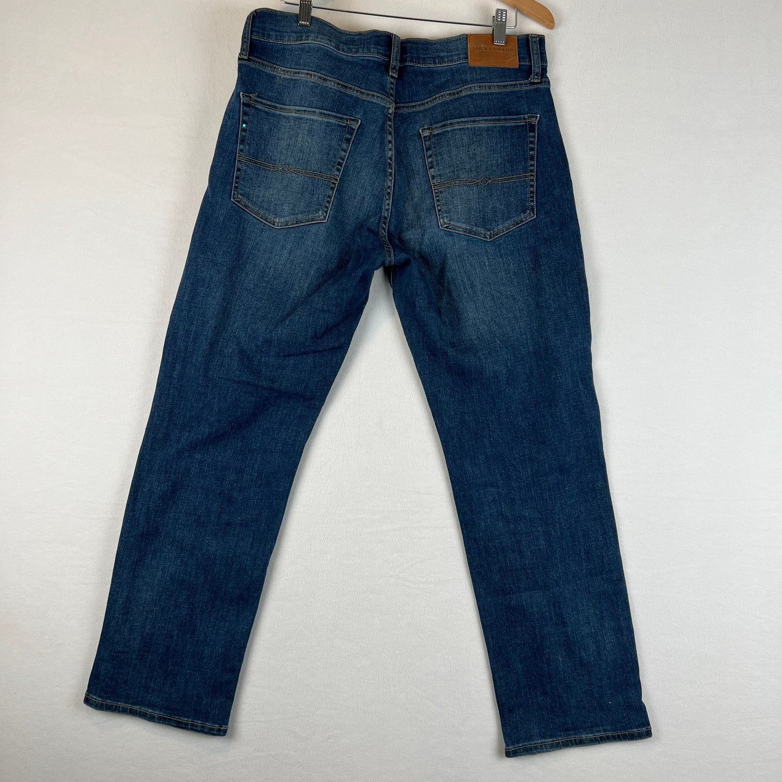 Lucky Brand Lucky Brand Jeans Mens 34x30 Blue 221 Straight Denim Size US 34 / EU 50 - 3 Thumbnail
