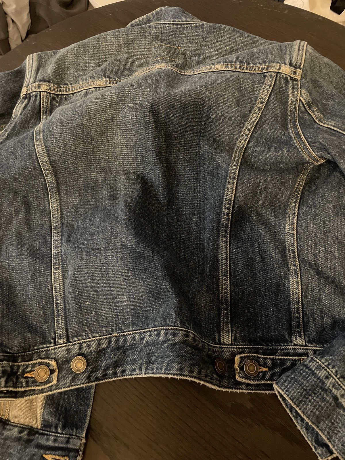 image of Saint Laurent Paris Denim Jacket, Men's (Size XS)