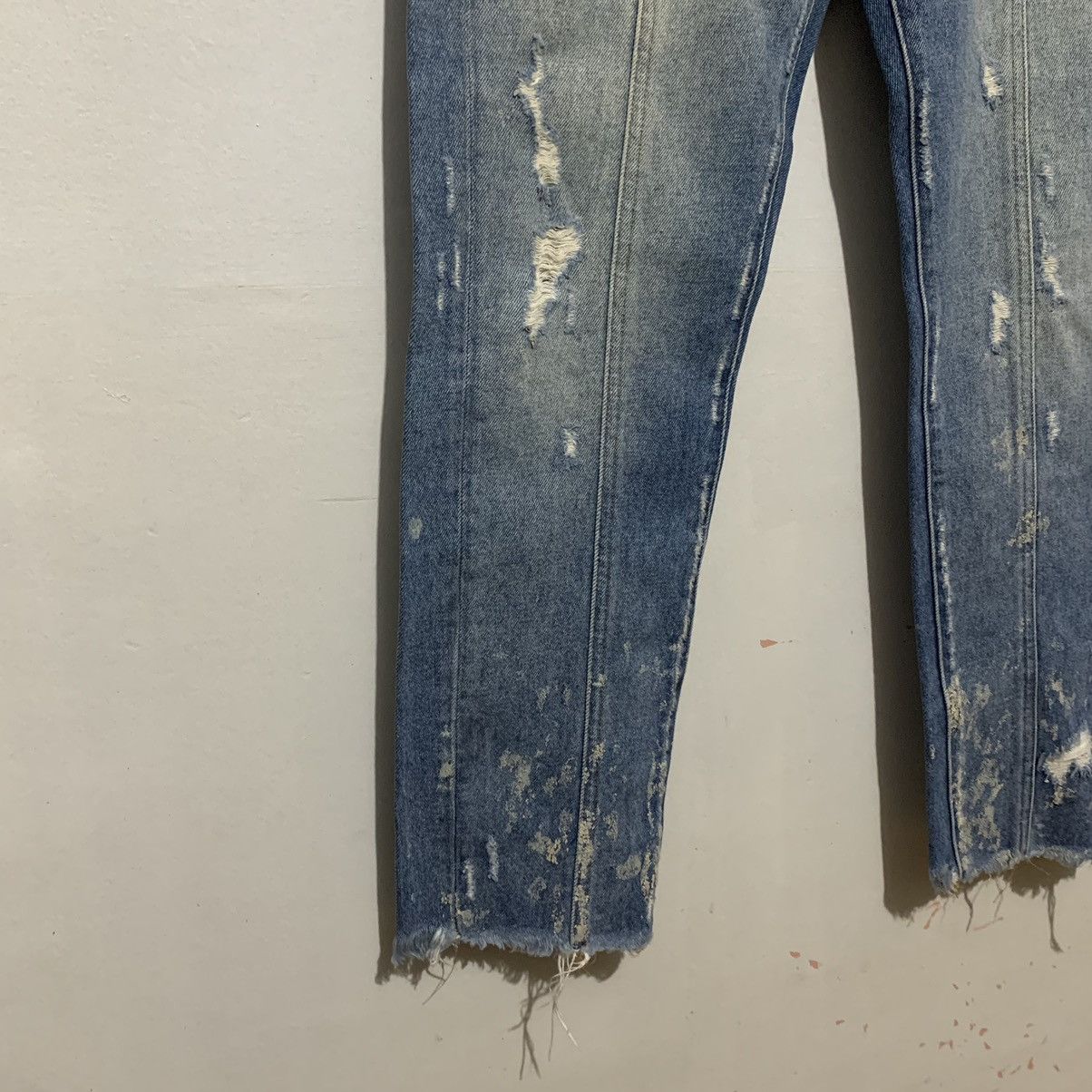 Off-White Off-White "Cropped Fit" OG Diagonal Stripe Denim Jeans Size US 30 / EU 46 - 7 Thumbnail