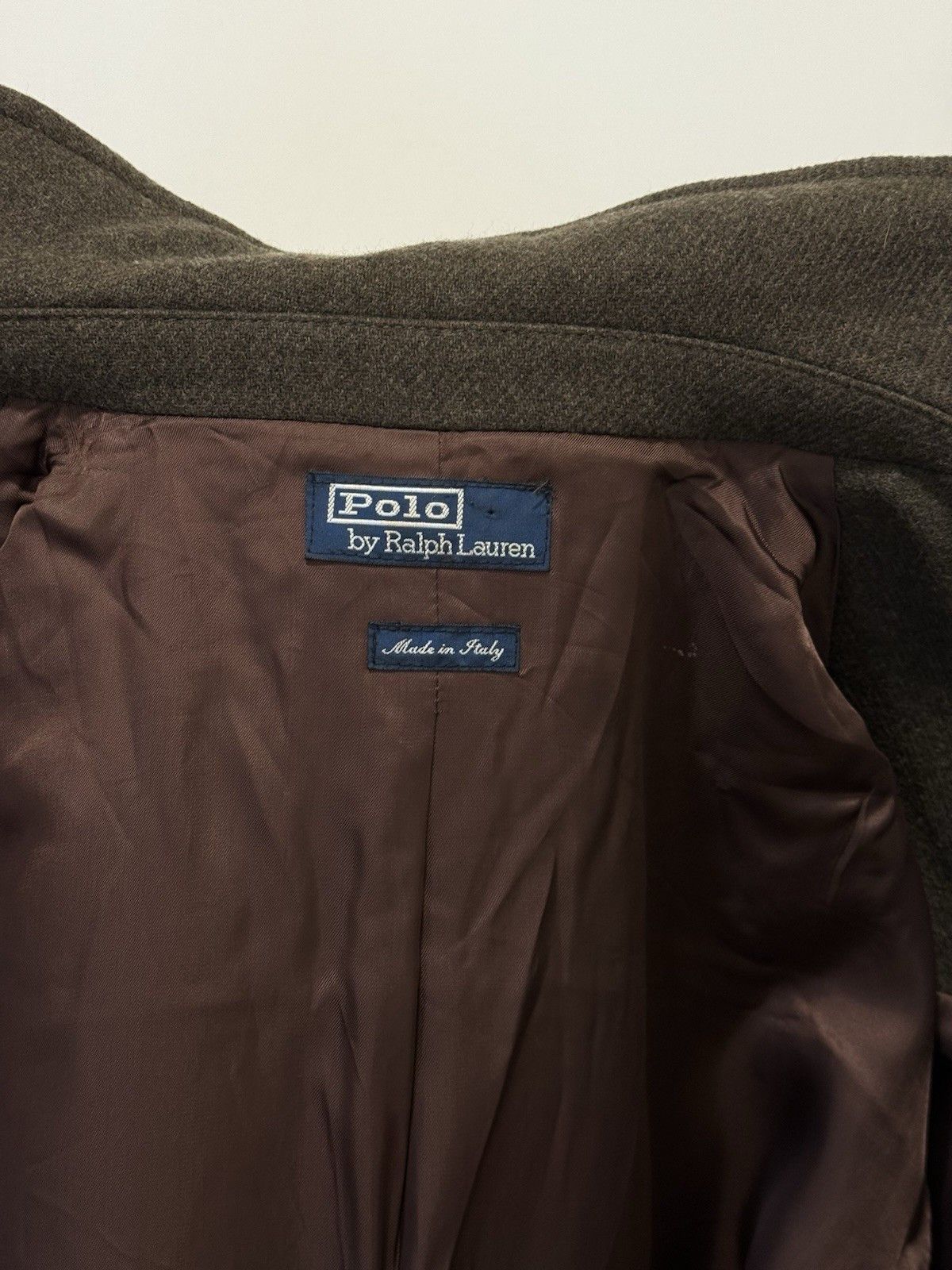 Polo Ralph Lauren Vintage Polo Ralph Lauren Wool Coat Jacket Mens Italy Size US L / EU 52-54 / 3 - 16 Thumbnail
