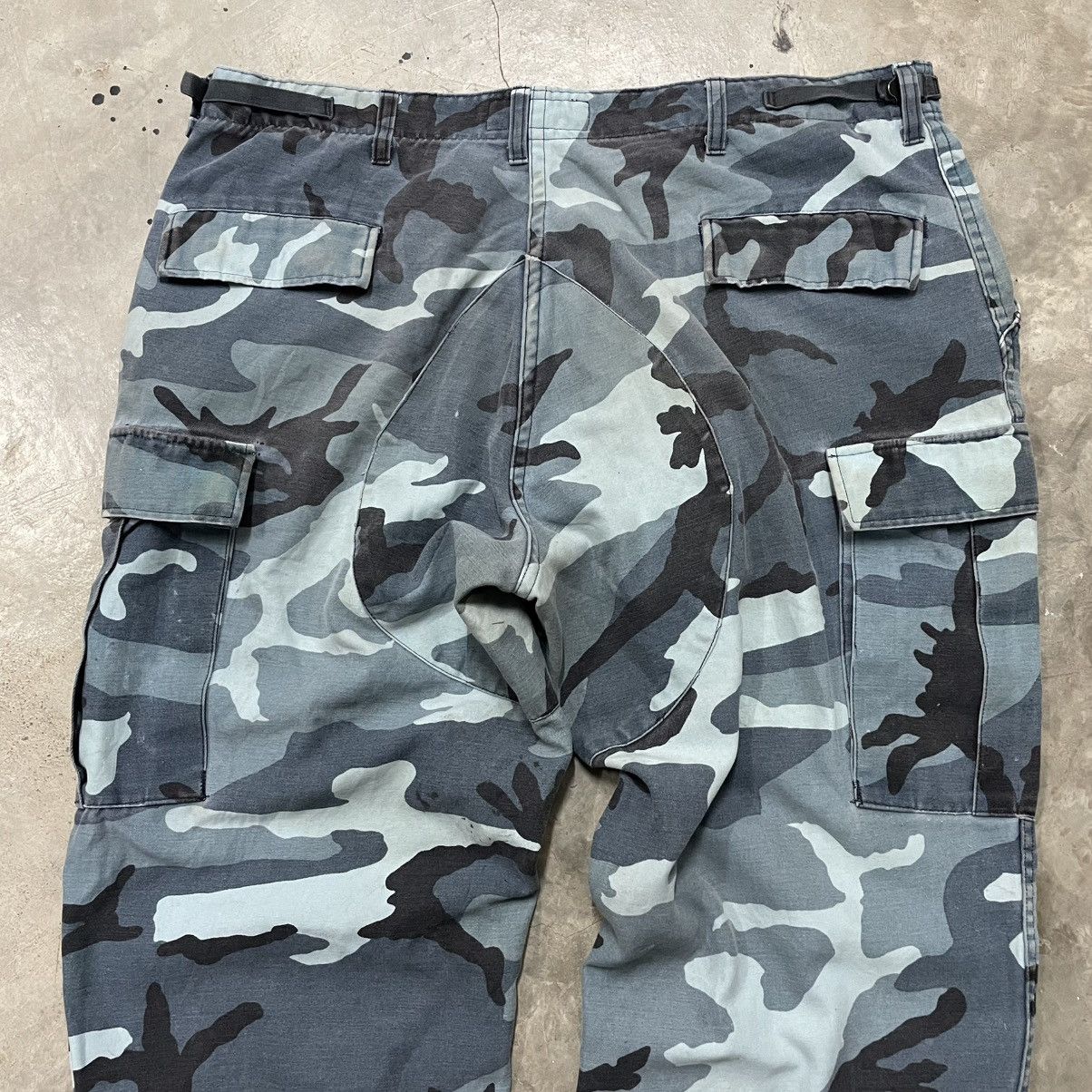 Vintage 🔴 Vintage Propper Blue Camo Cargo Pant 🔴 Size US 40 / EU 56 - 5 Thumbnail