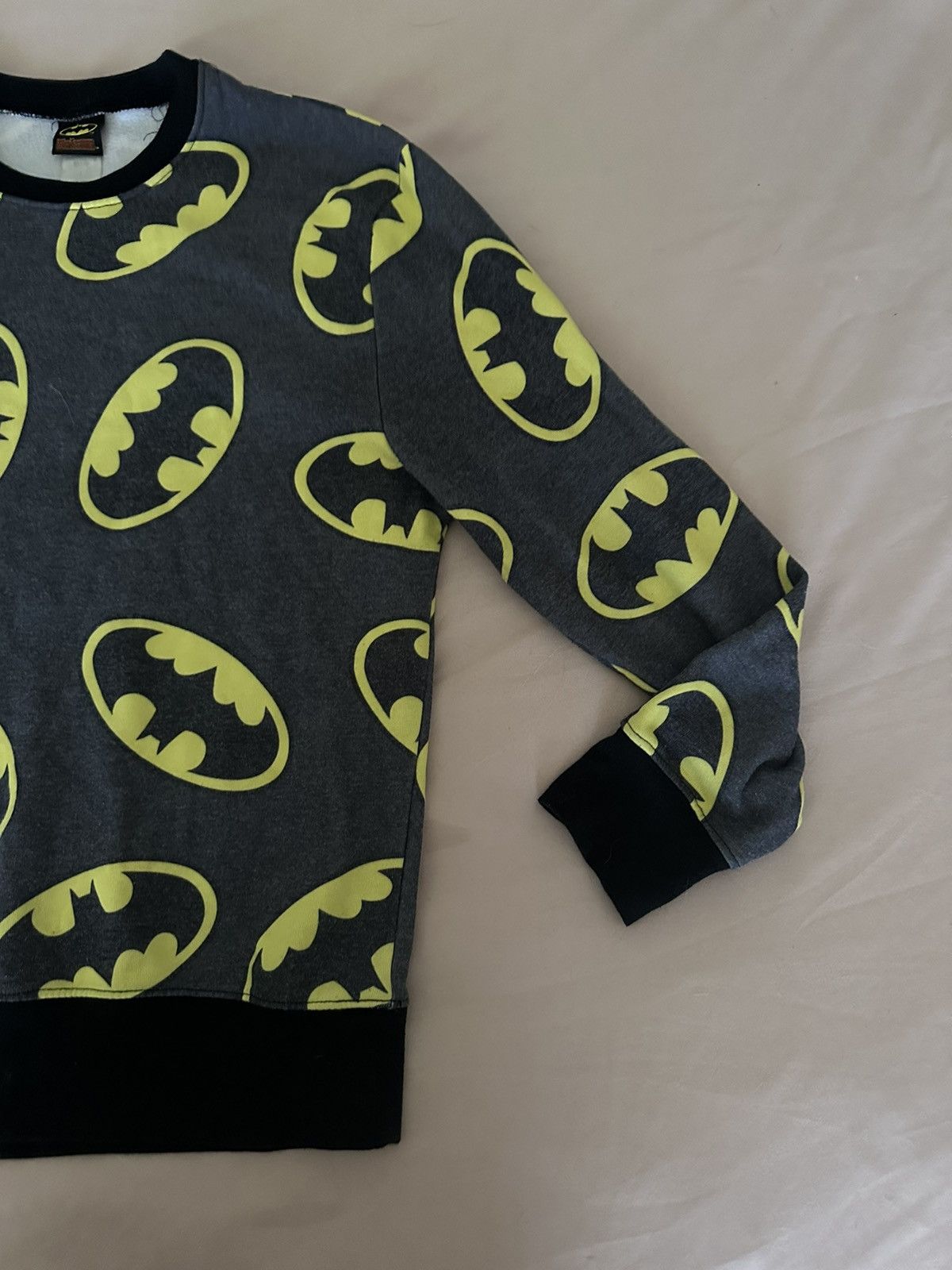 DC Comics Batman Logo Graphic Sweatshirt Size Large Size L / US 10 / IT 46 - 3 Thumbnail