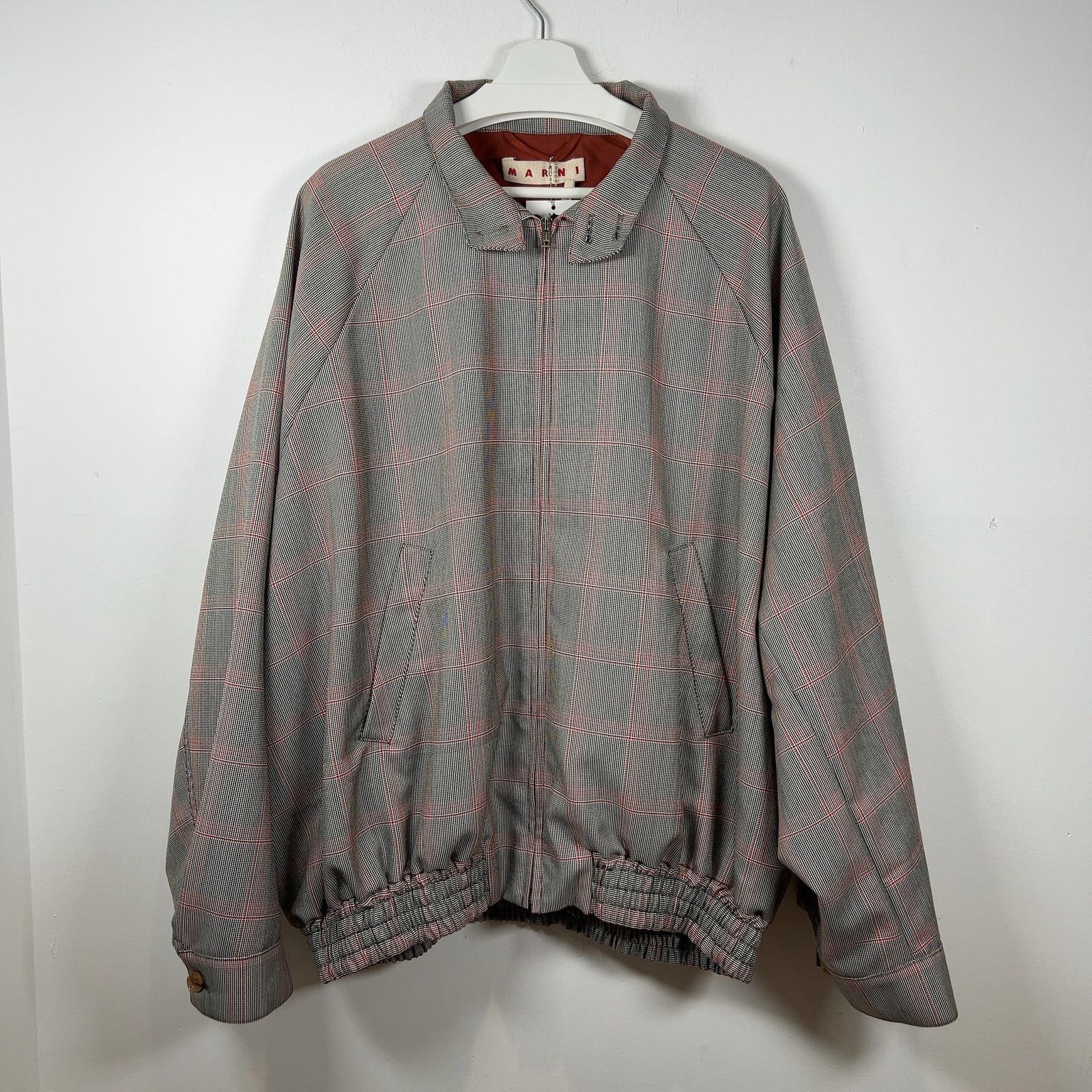 Marni Marni Check Zip Up Jacket Size US XXL / EU 58 / 5 - 1 Thumbnail