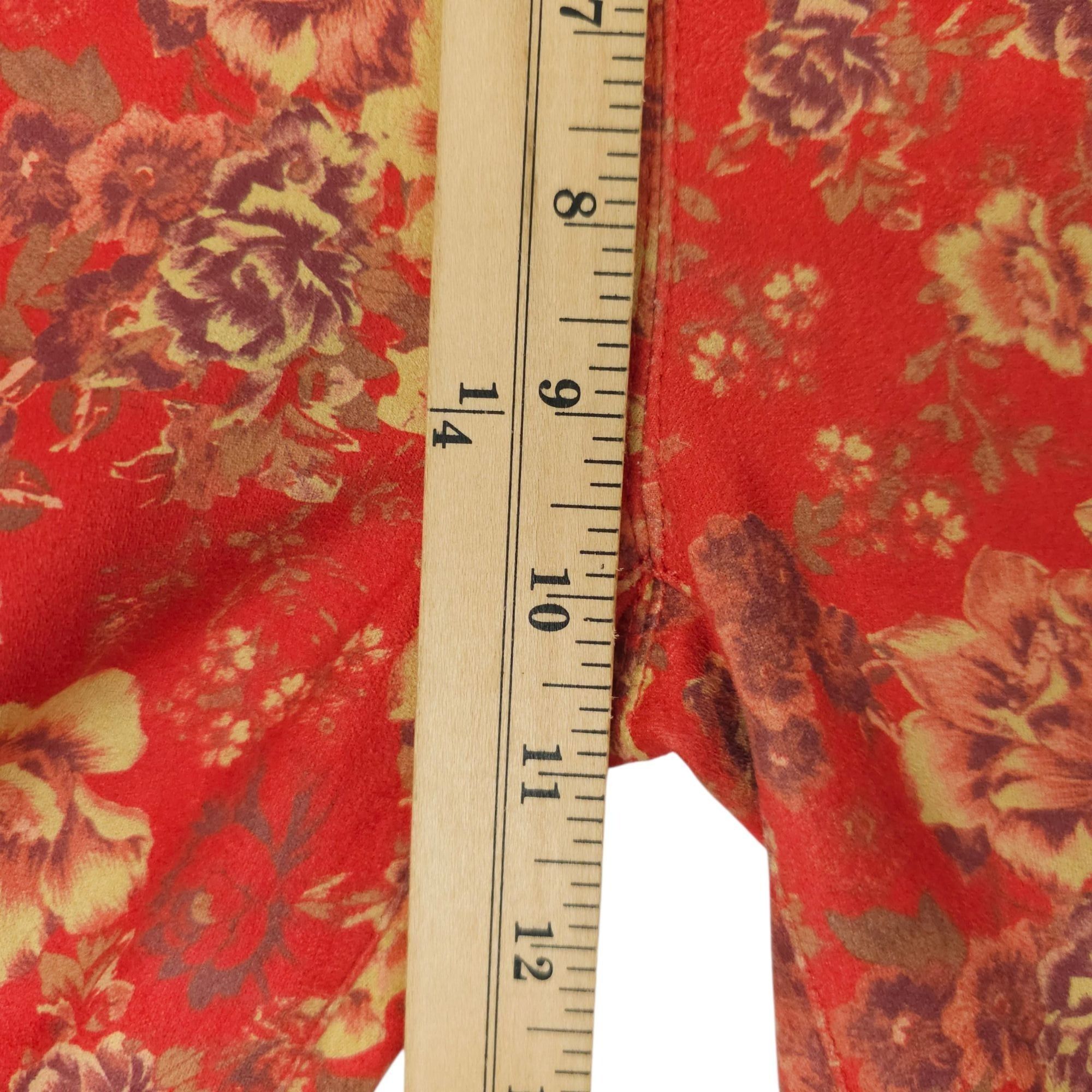 Free People We The Free People House Party Printed Pants Womens 27 Vegan Size 28" / US 6 / IT 42 - 14 Thumbnail