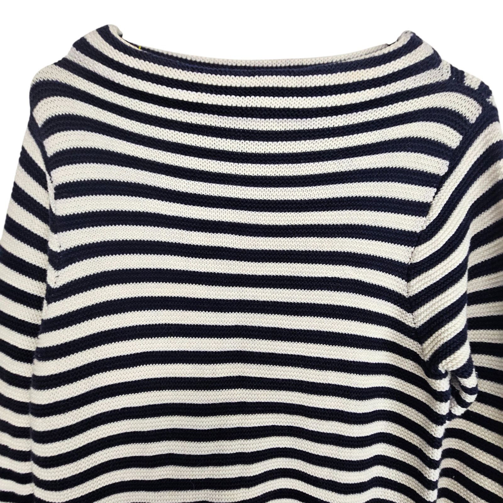 Boden Boden Womens Wool Striped Knit Sweater Sz 8 Classic Nautical Size M / US 6-8 / IT 42-44 - 2 Thumbnail